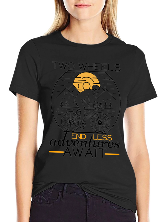 Two Wheels Endless Adventures Await T-Shirt