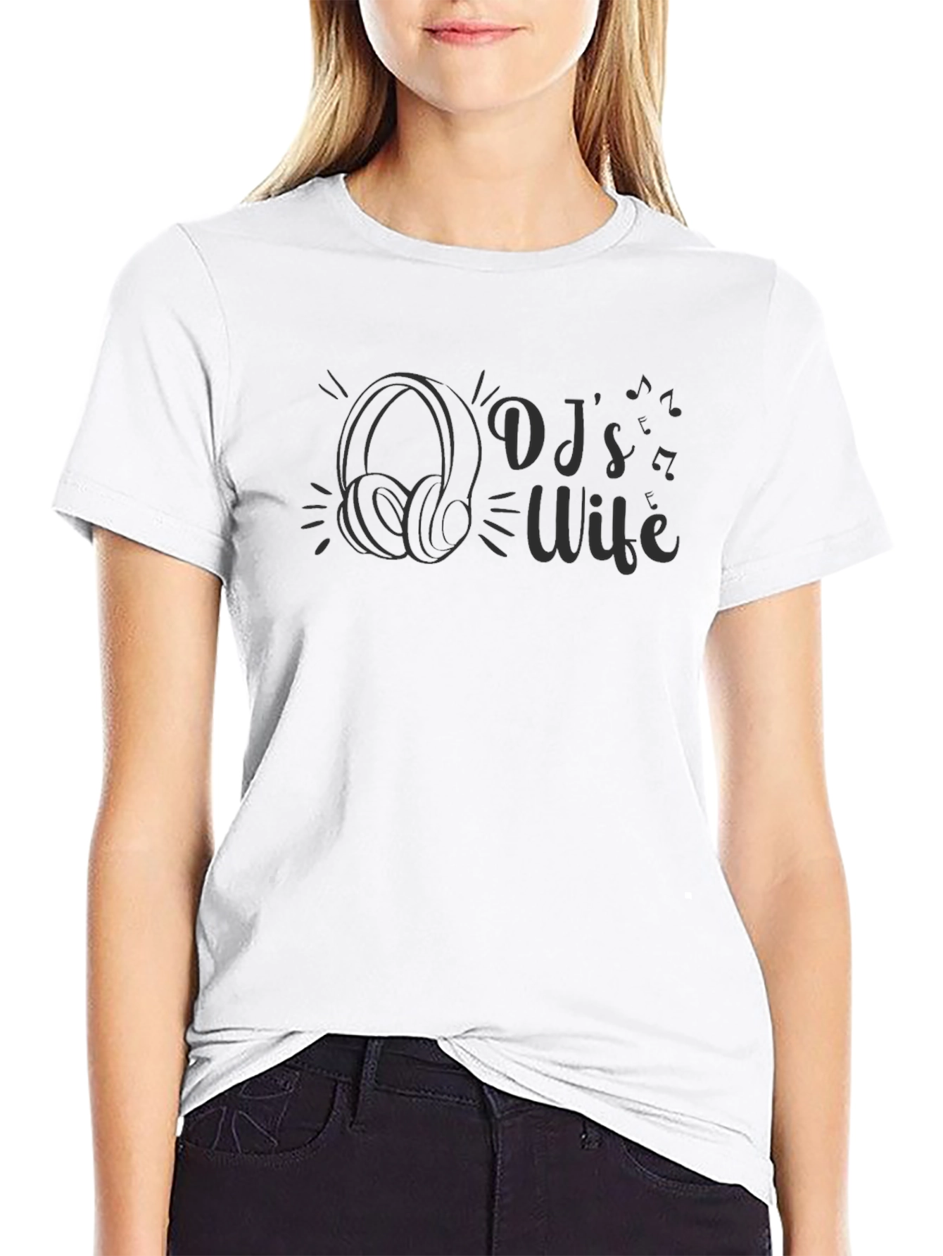 DJs Wife Graphic Tee - Music Lover Gift