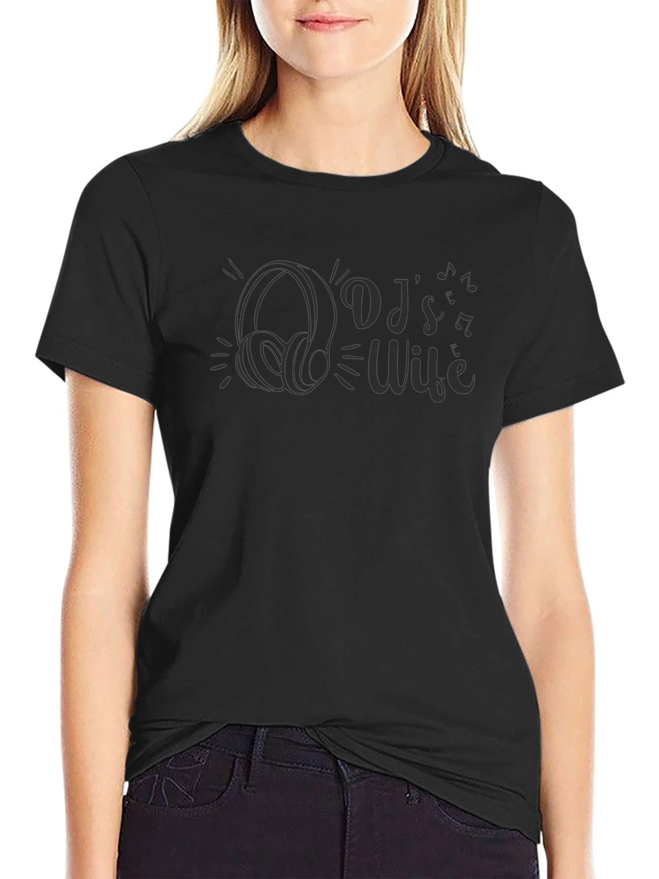 DJs Wife Graphic Tee - Music Lover Gift