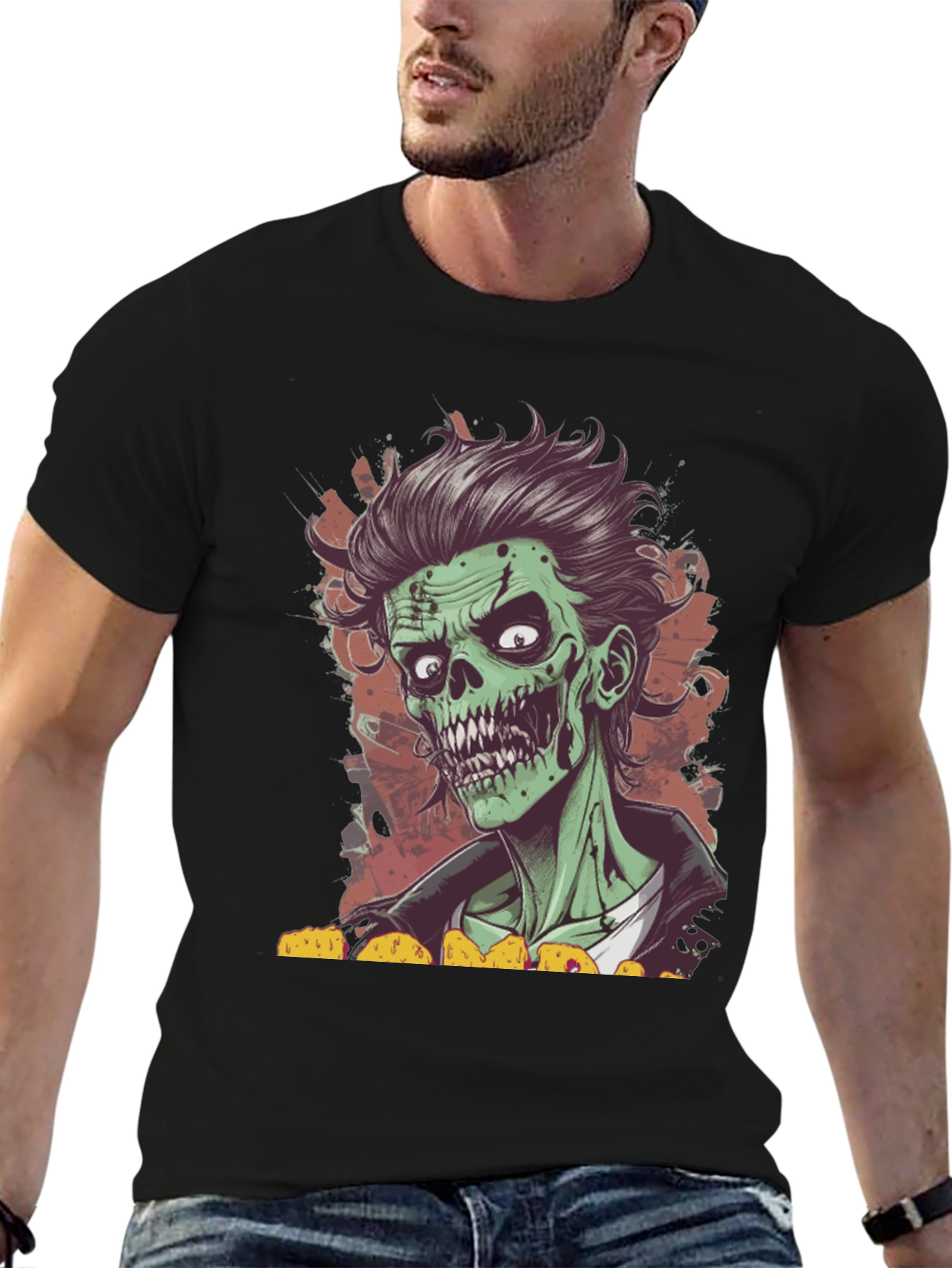 Zombie Taco Lover T-Shirt - Spooky Graphic Tee