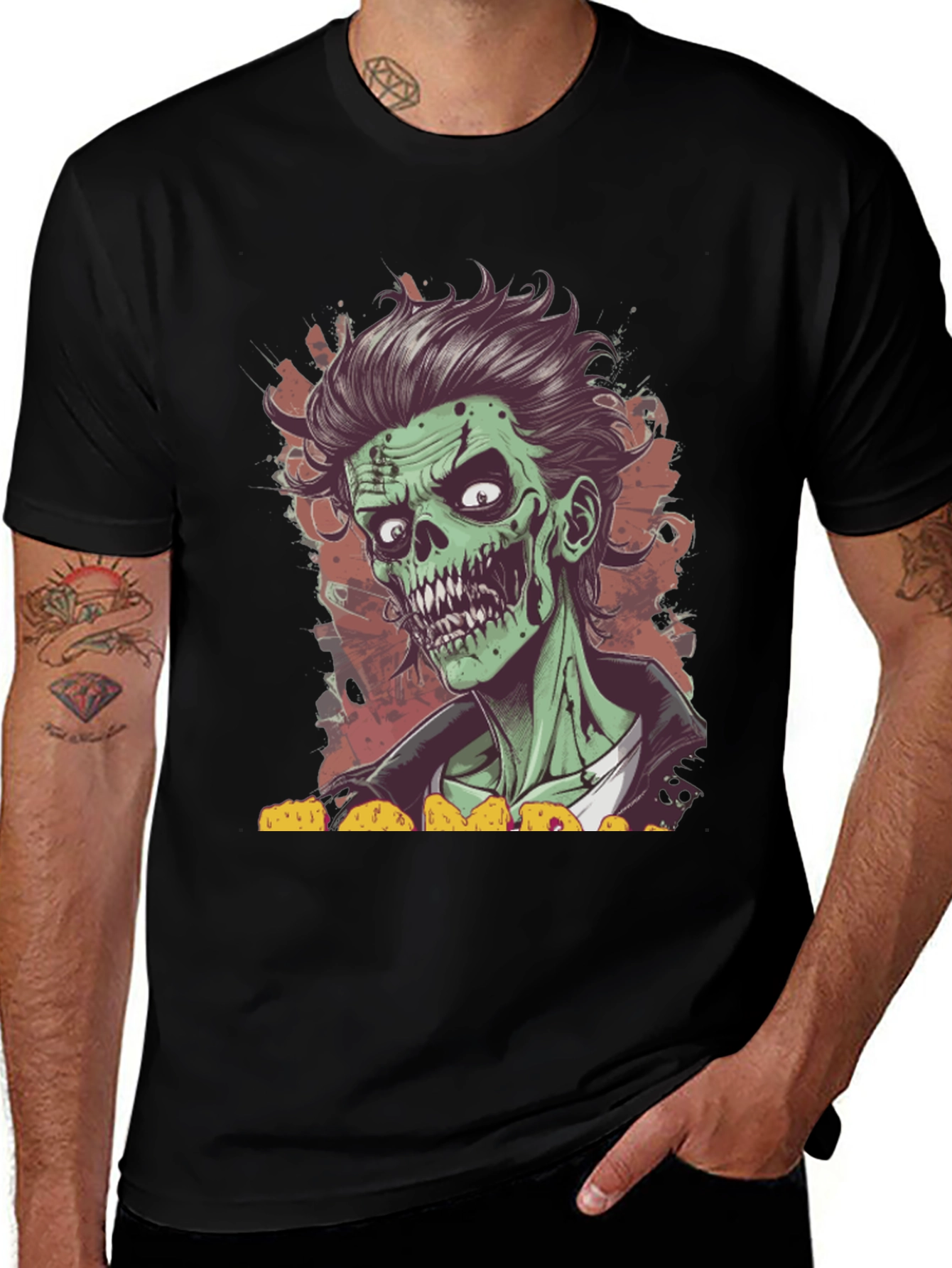 Zombie Taco Lover T-Shirt - Spooky Graphic Tee