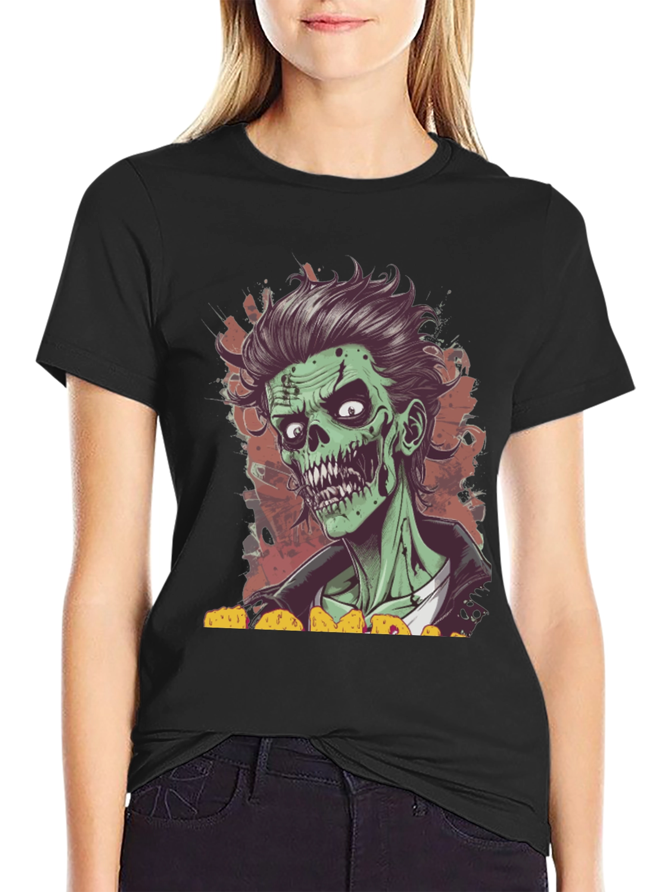 Zombie Taco Lover T-Shirt - Spooky Graphic Tee