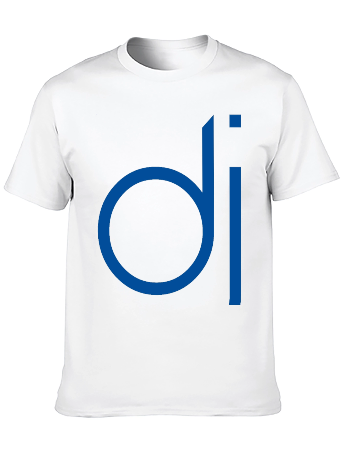 Modern Blue di Logo Black T-Shirt