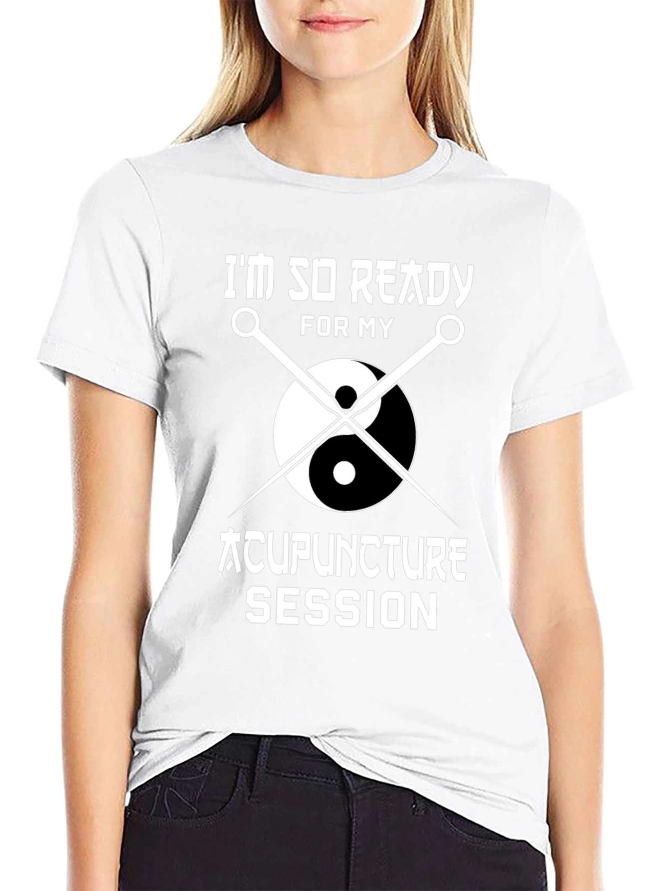 Acupuncture Session Ready T-Shirt Yin Yang Needles