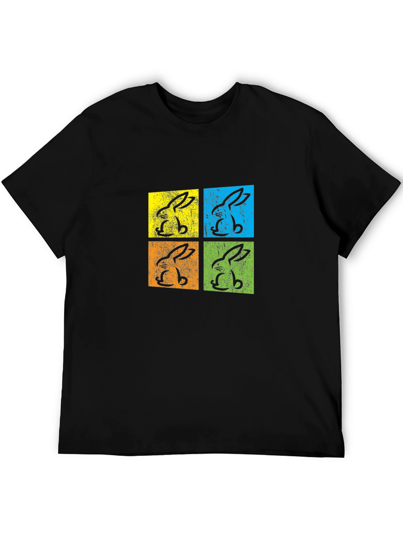Retro Easter Bunny Pop Art T-Shirt