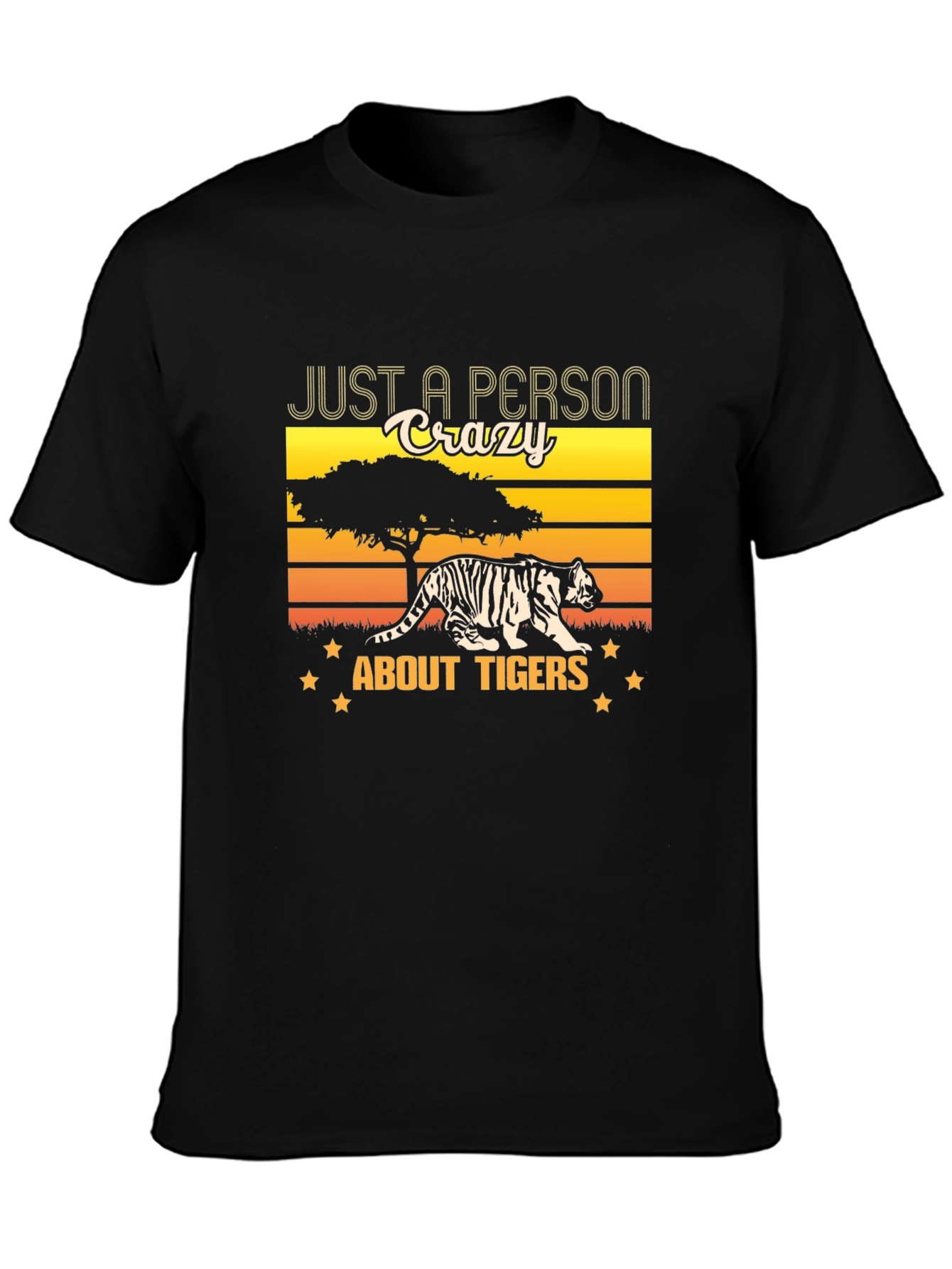 Crazy About Tigers Graphic Tee