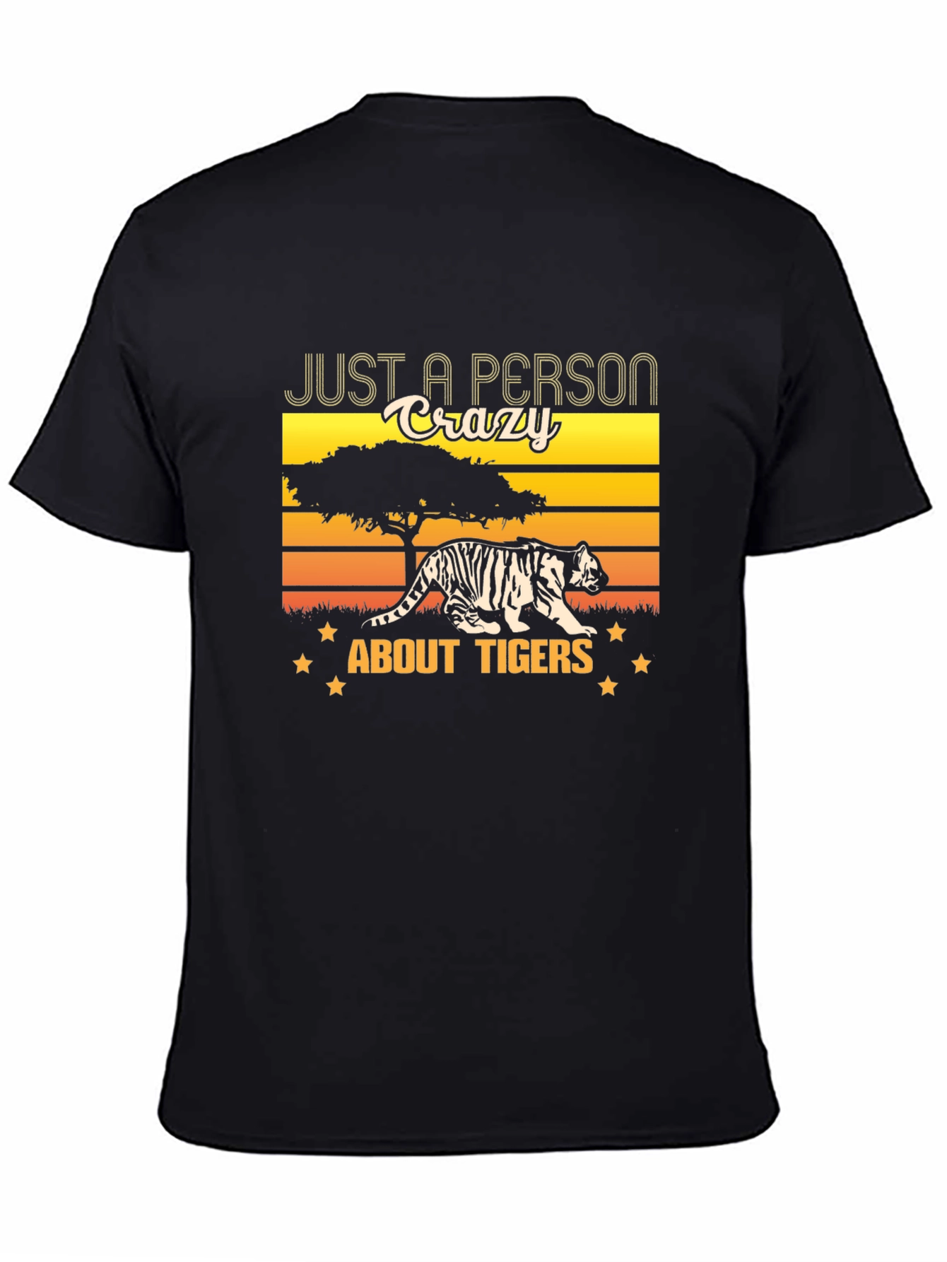 Crazy About Tigers Graphic Tee