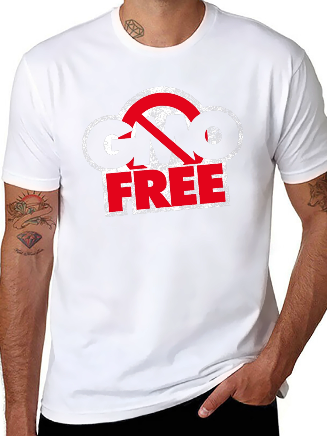 GMO Free T-Shirt - Black Cotton Blend