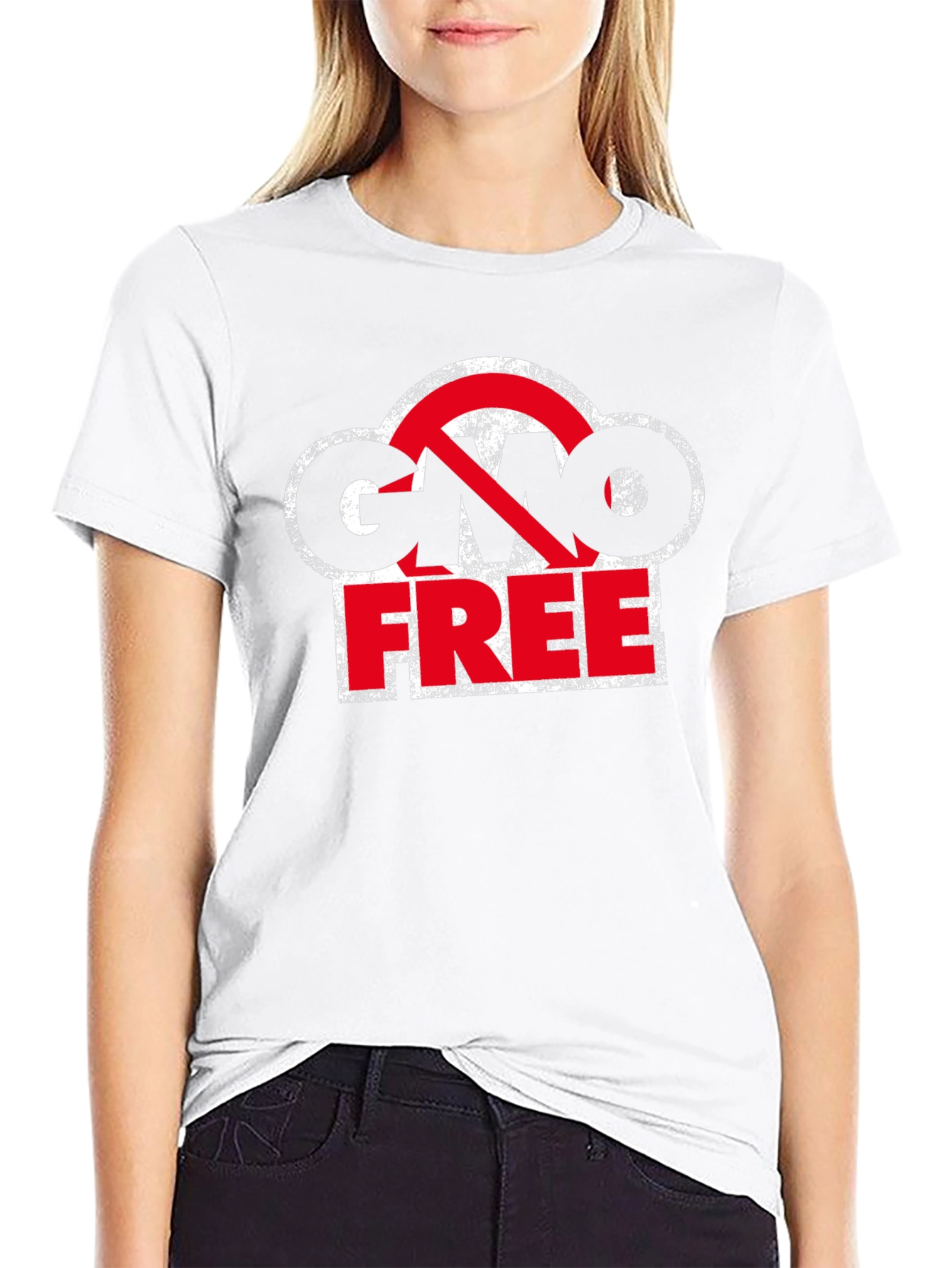 GMO Free T-Shirt - Black Cotton Blend