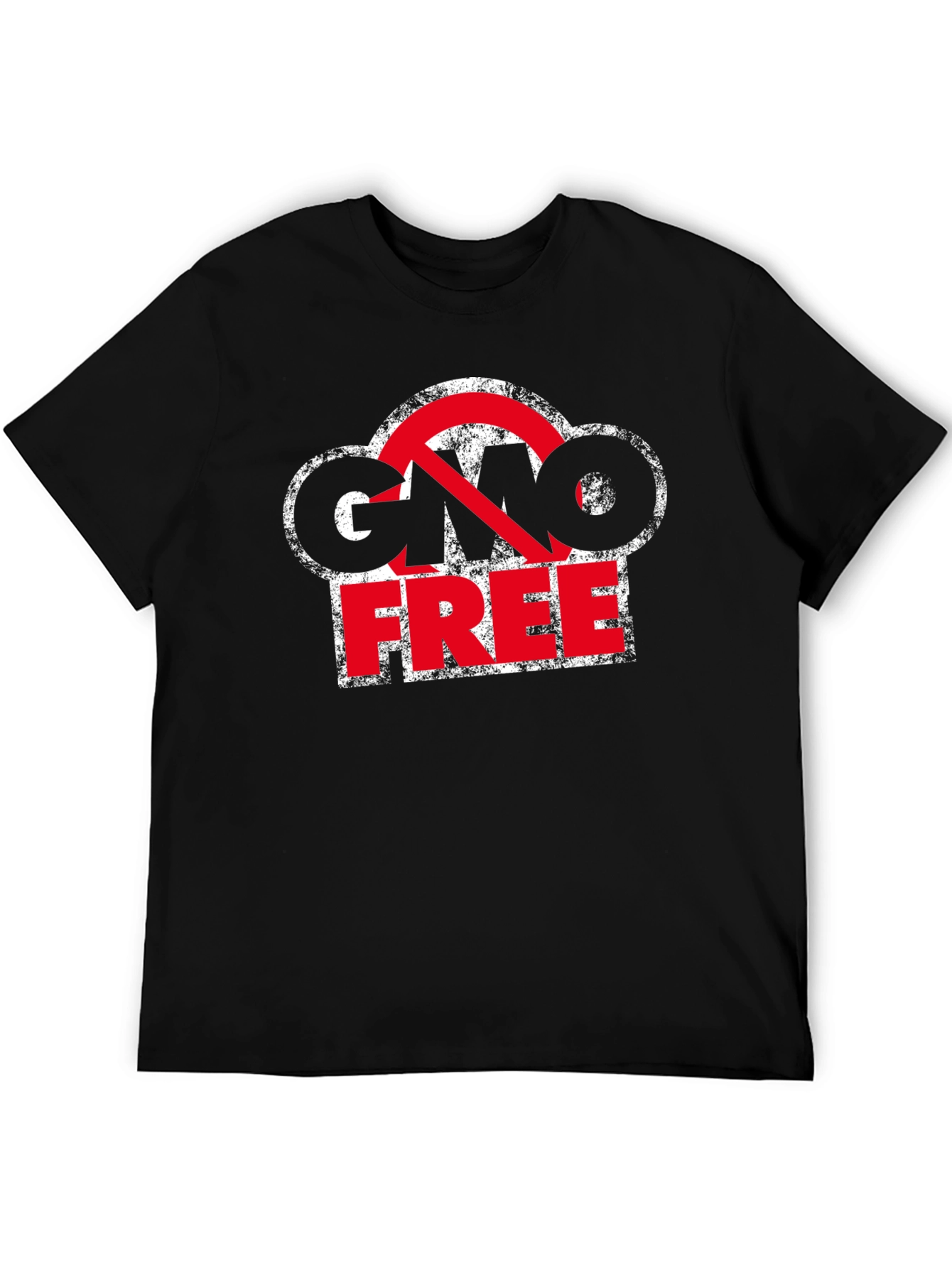GMO Free T-Shirt - Black Cotton Blend