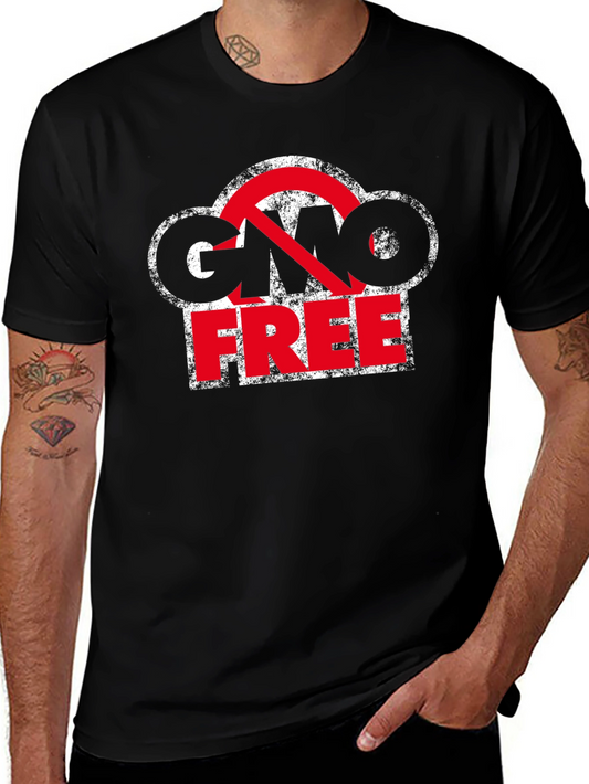 GMO Free T-Shirt - Black Cotton Blend