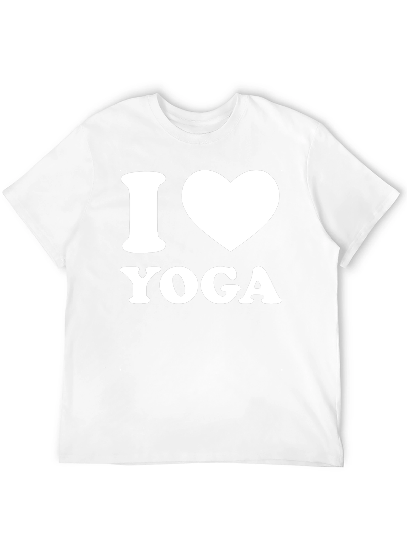 I Heart Yoga Black T-Shirt
