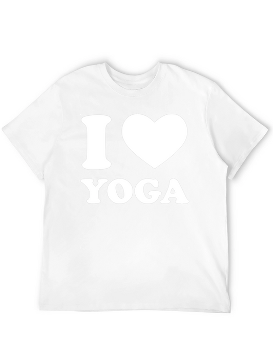 I Heart Yoga Black T-Shirt
