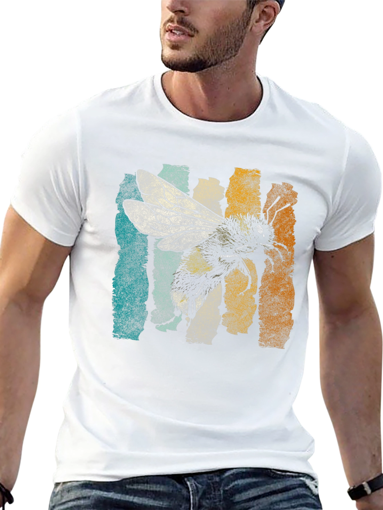 Bumble Bee Graphic Tee - Retro Style