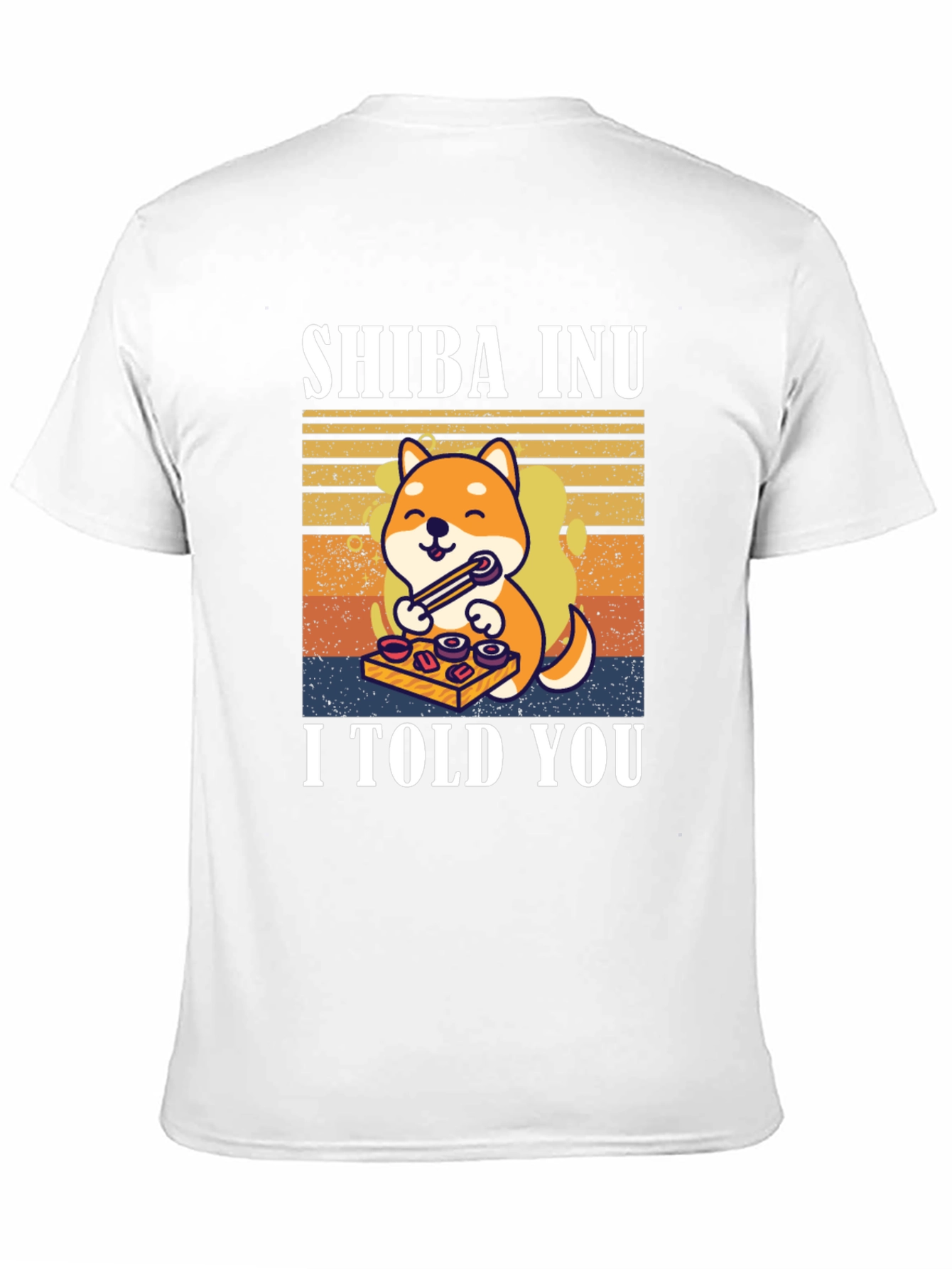 Shiba Inu Sushi T-Shirt – Funny Dog Lover Retro Tee