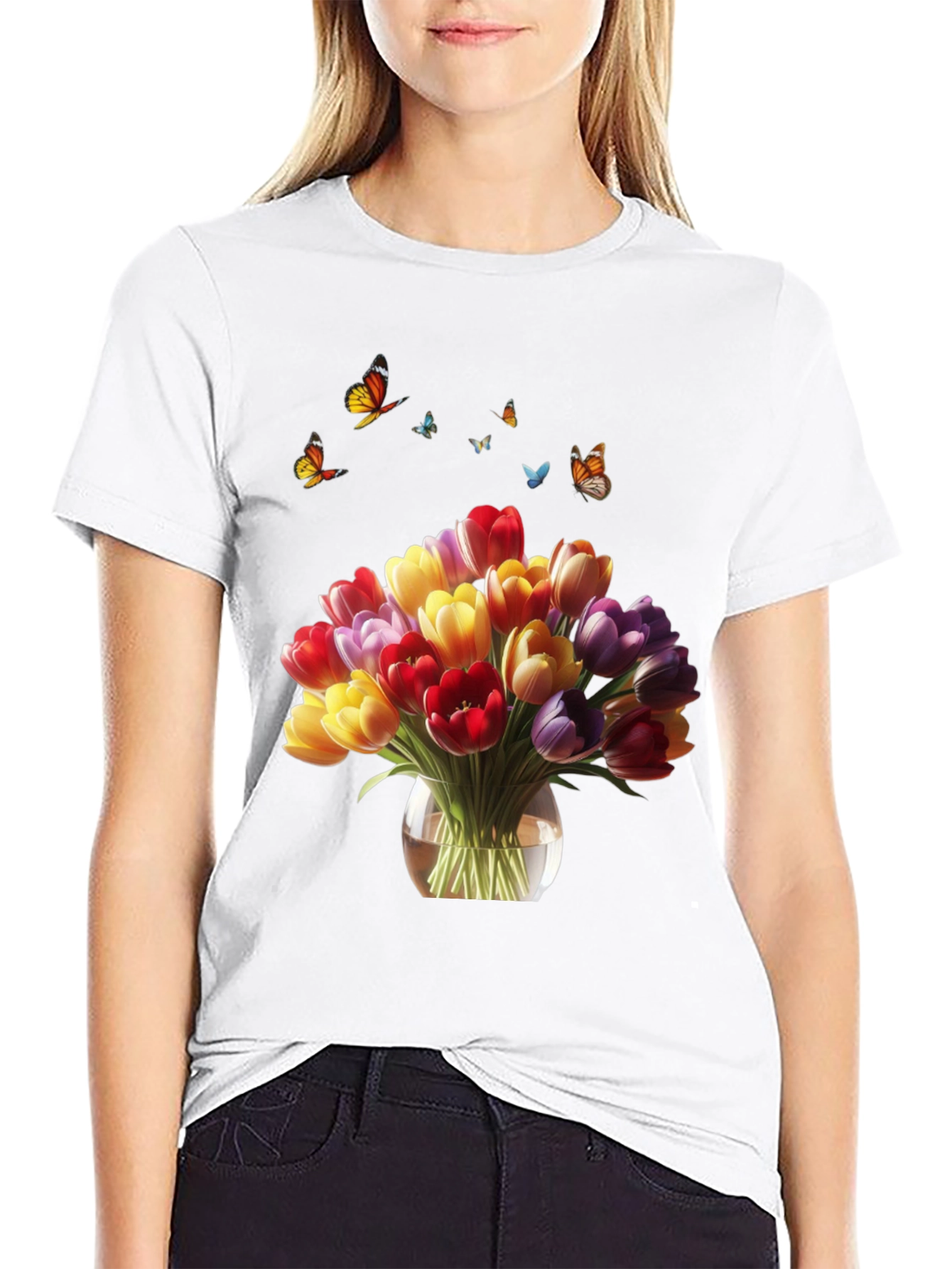Floral Bouquet T-Shirt | Mens Graphic Tee