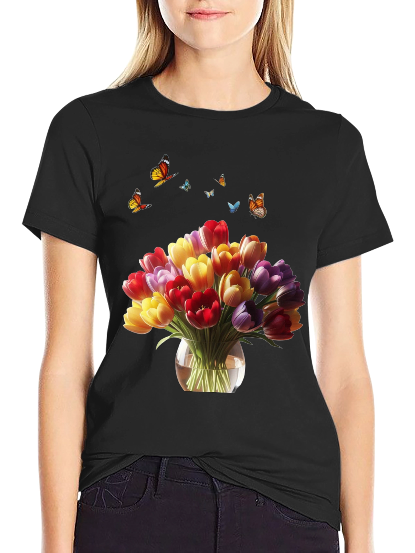 Floral Bouquet T-Shirt | Mens Graphic Tee