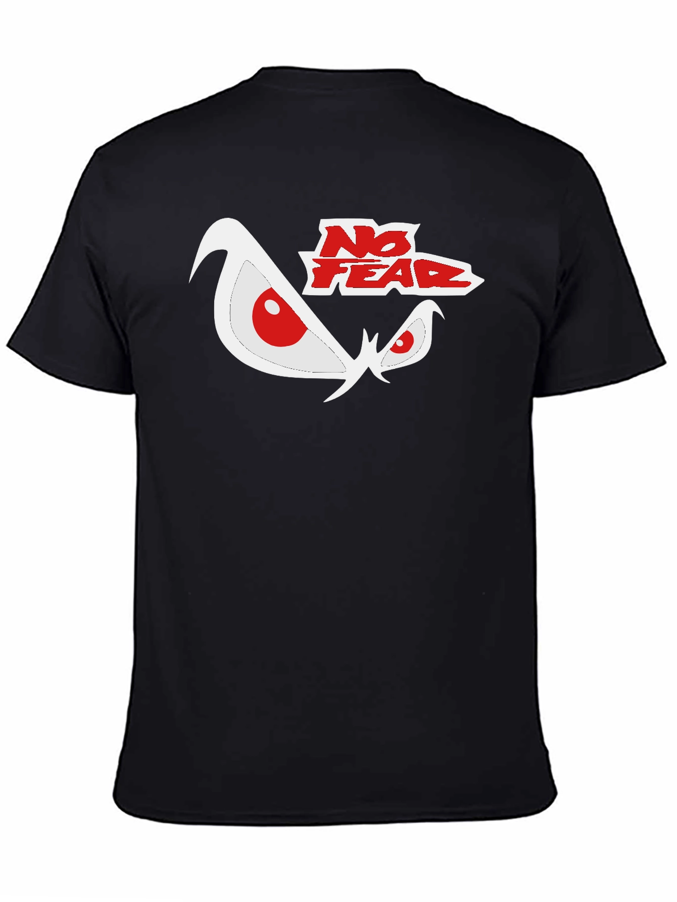 No Fear Graphic Print Black T-Shirt