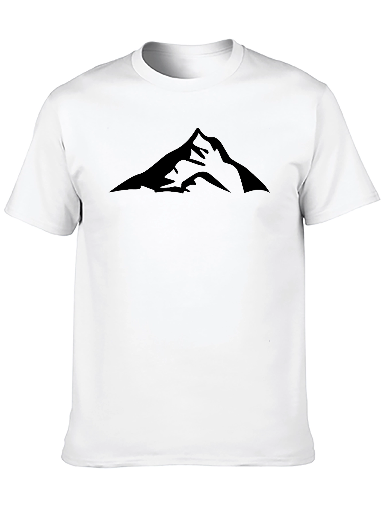 Mountain Silhouette Black T-Shirt