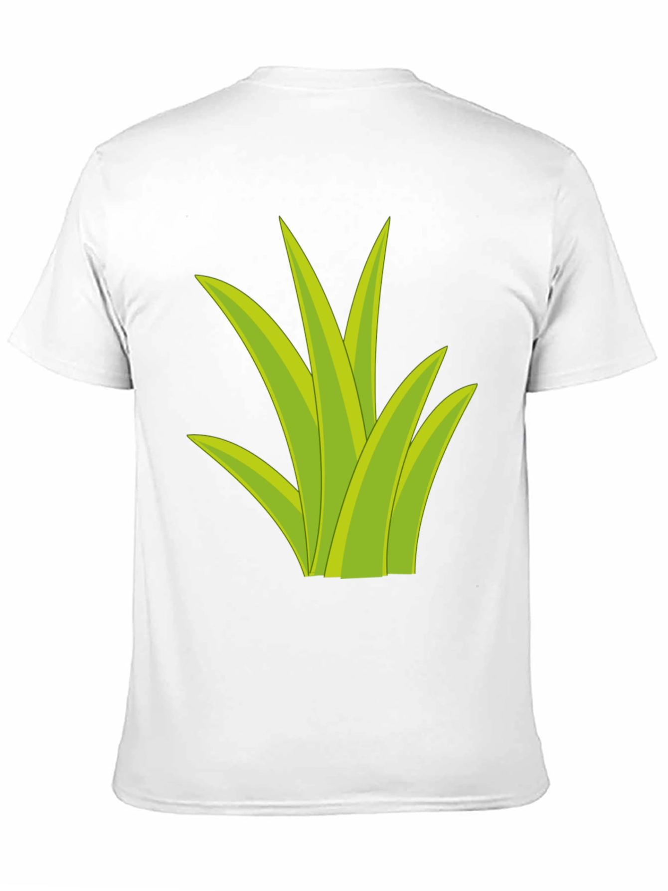 Grass Graphic Tee - Black Cotton T-Shirt