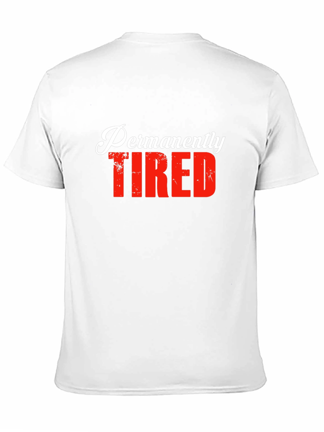 Permanently Tired Graphic T-Shirt - Black