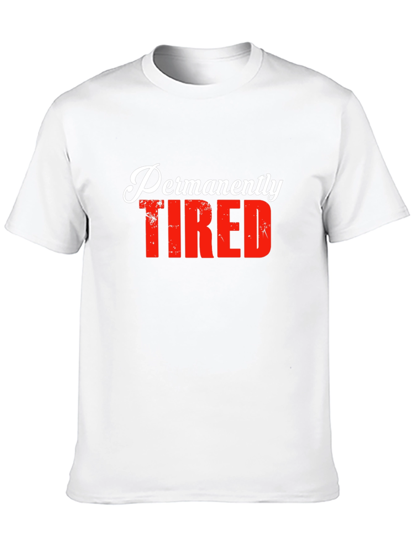 Permanently Tired Graphic T-Shirt - Black