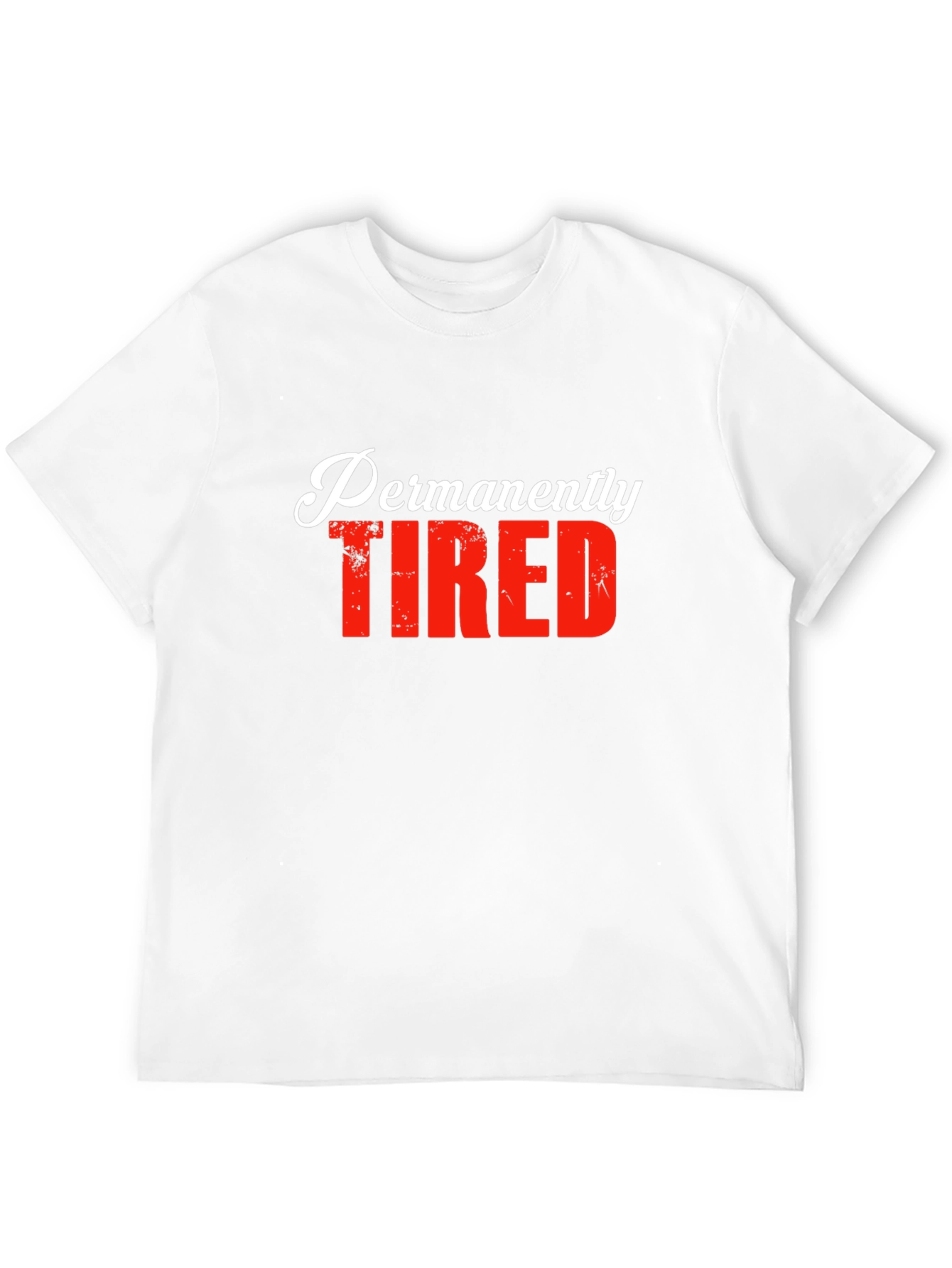 Permanently Tired Graphic T-Shirt - Black