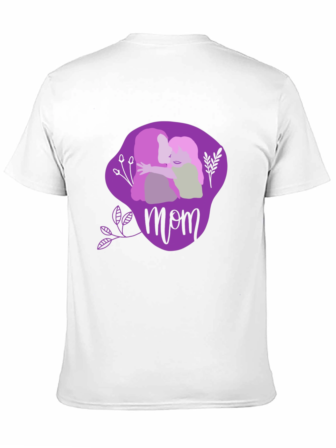 Mom & Child Graphic Tee - Black