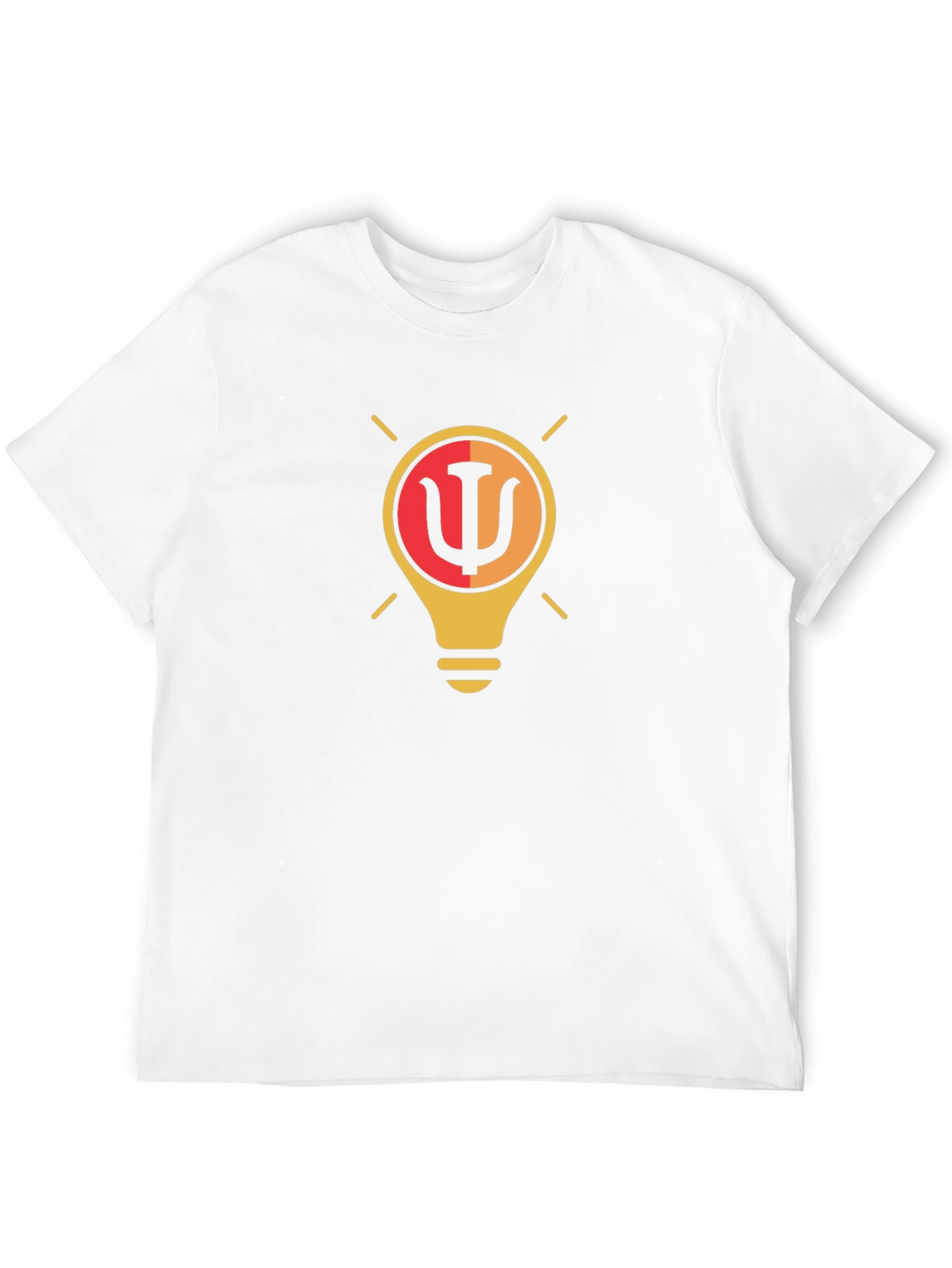 Psychology Lightbulb Black T-Shirt