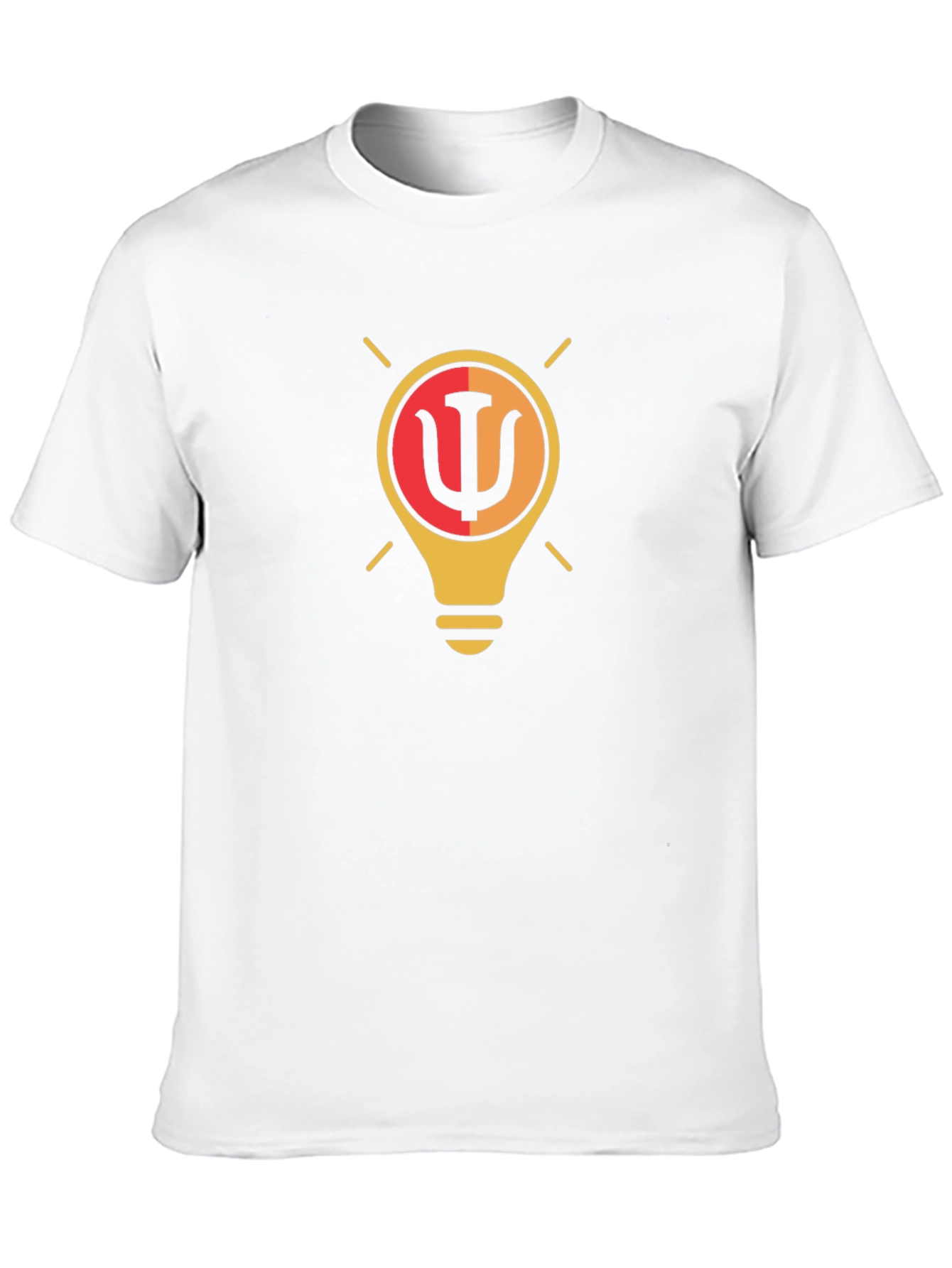 Psychology Lightbulb Black T-Shirt