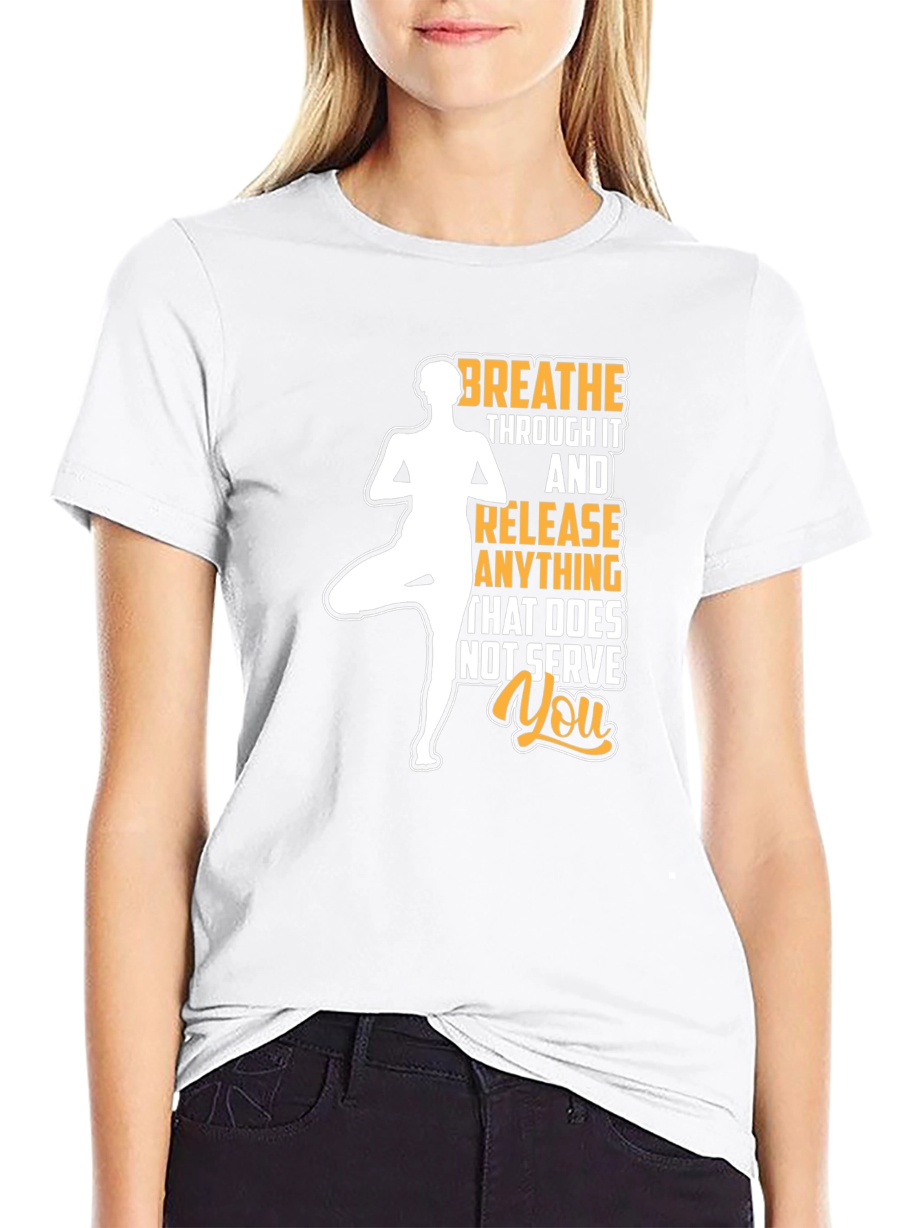 Yoga T-Shirt: Breathe & Release