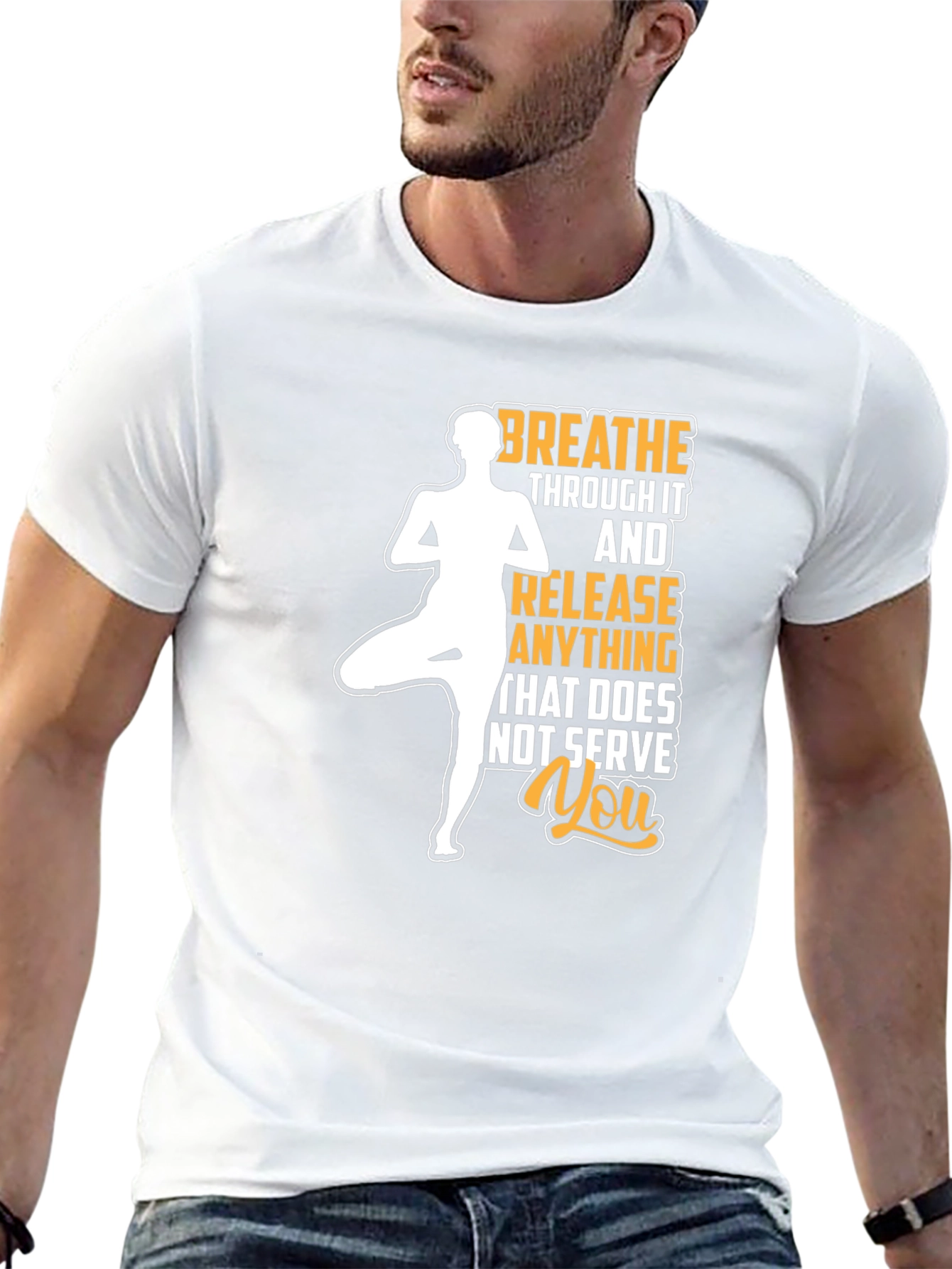 Yoga T-Shirt: Breathe & Release