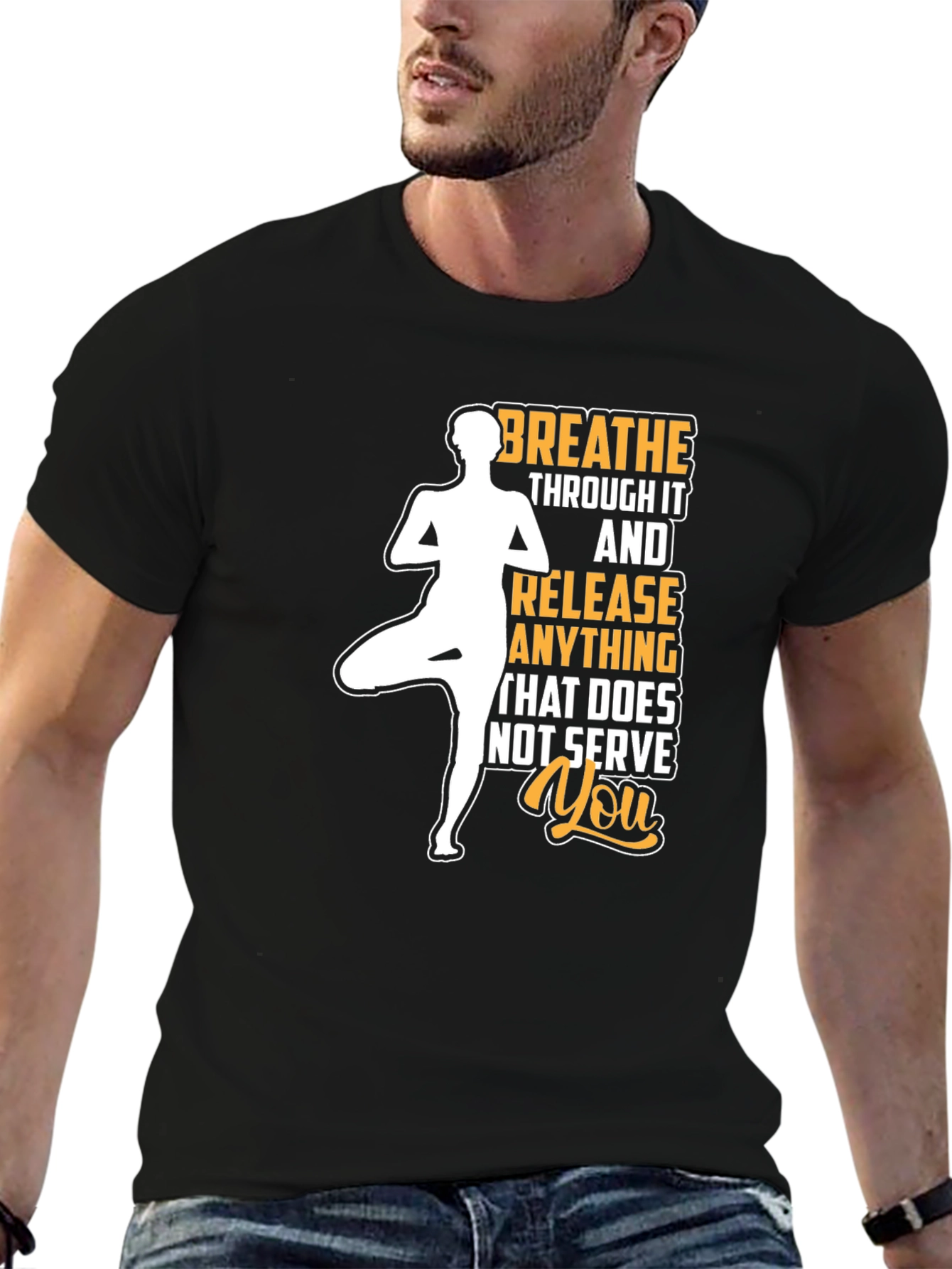 Yoga T-Shirt: Breathe & Release