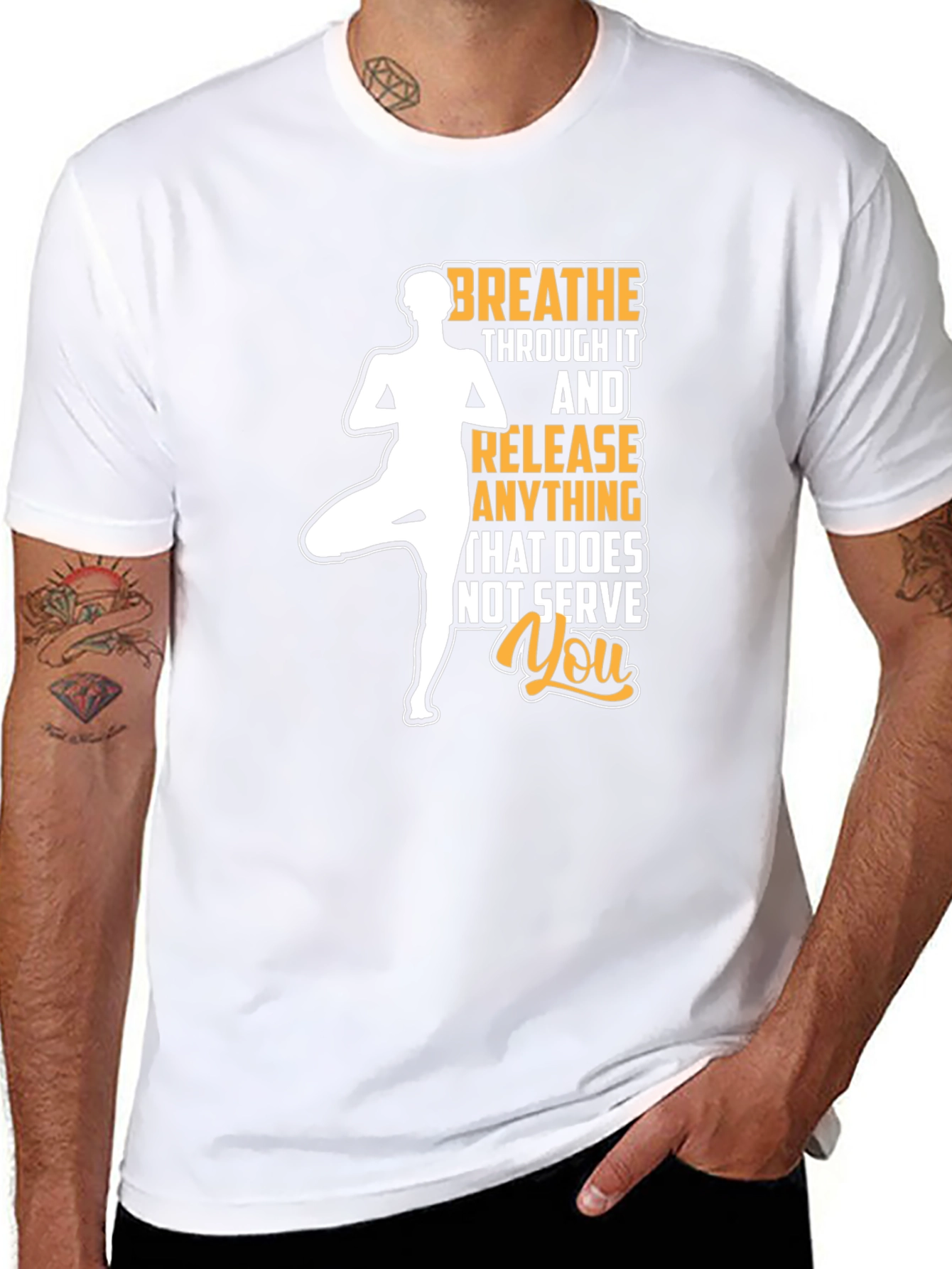 Yoga T-Shirt: Breathe & Release