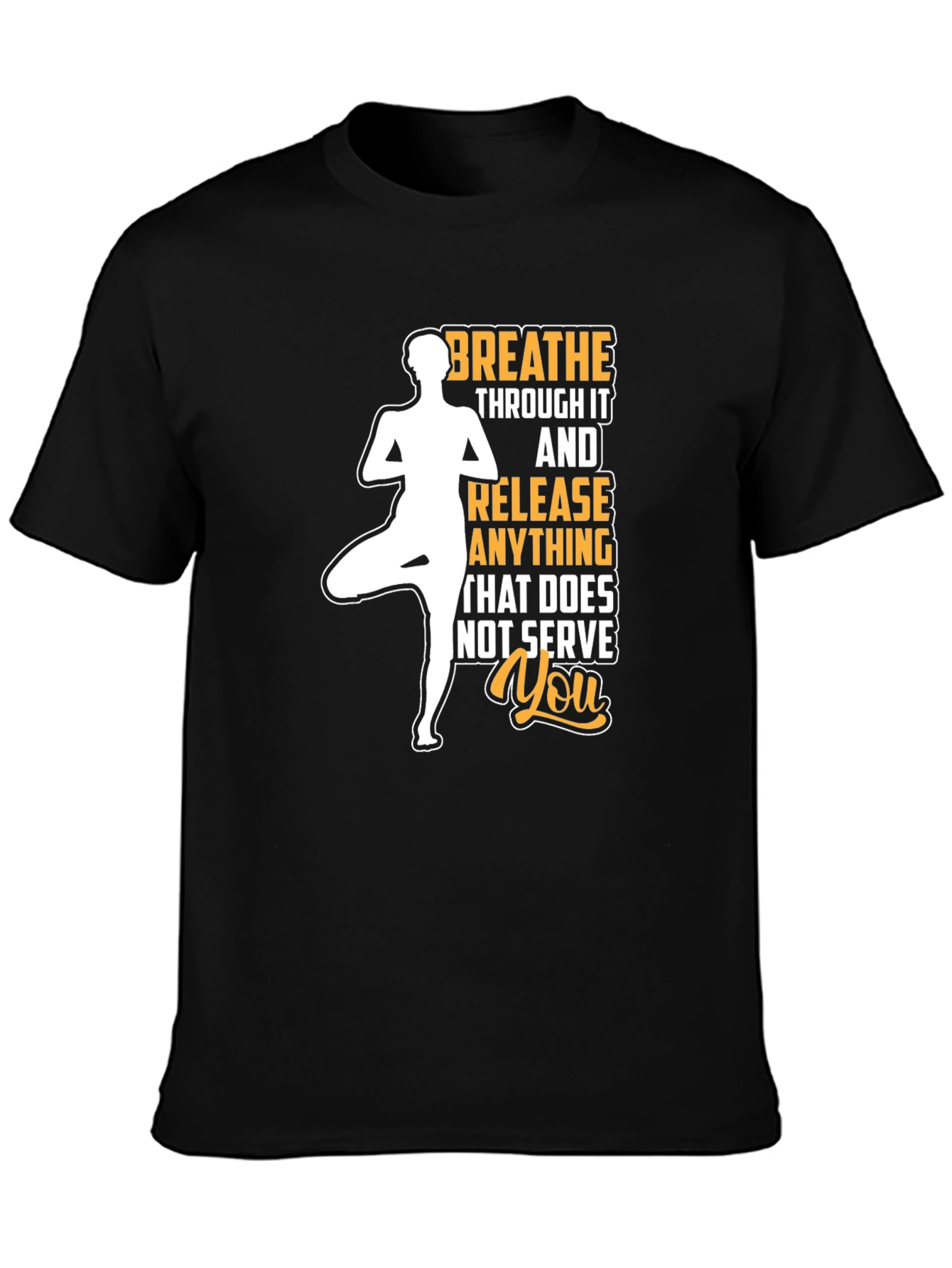 Yoga T-Shirt: Breathe & Release
