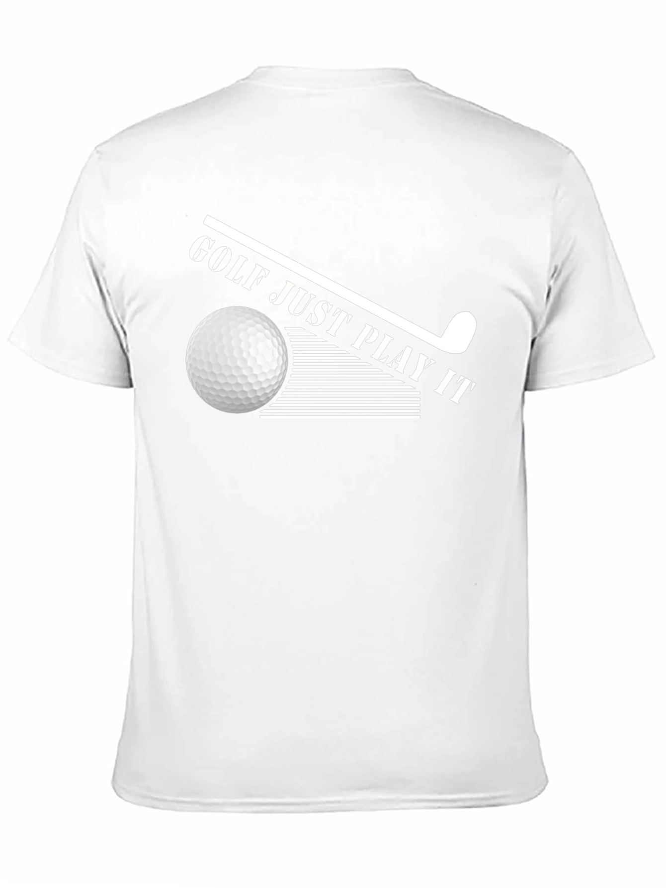 Golf Just Play It T-Shirt Stylish Golf Tee