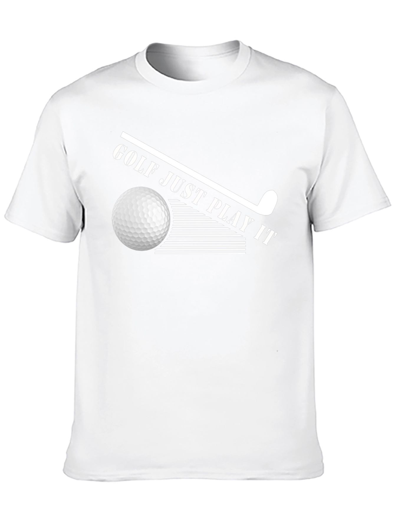 Golf Just Play It T-Shirt Stylish Golf Tee
