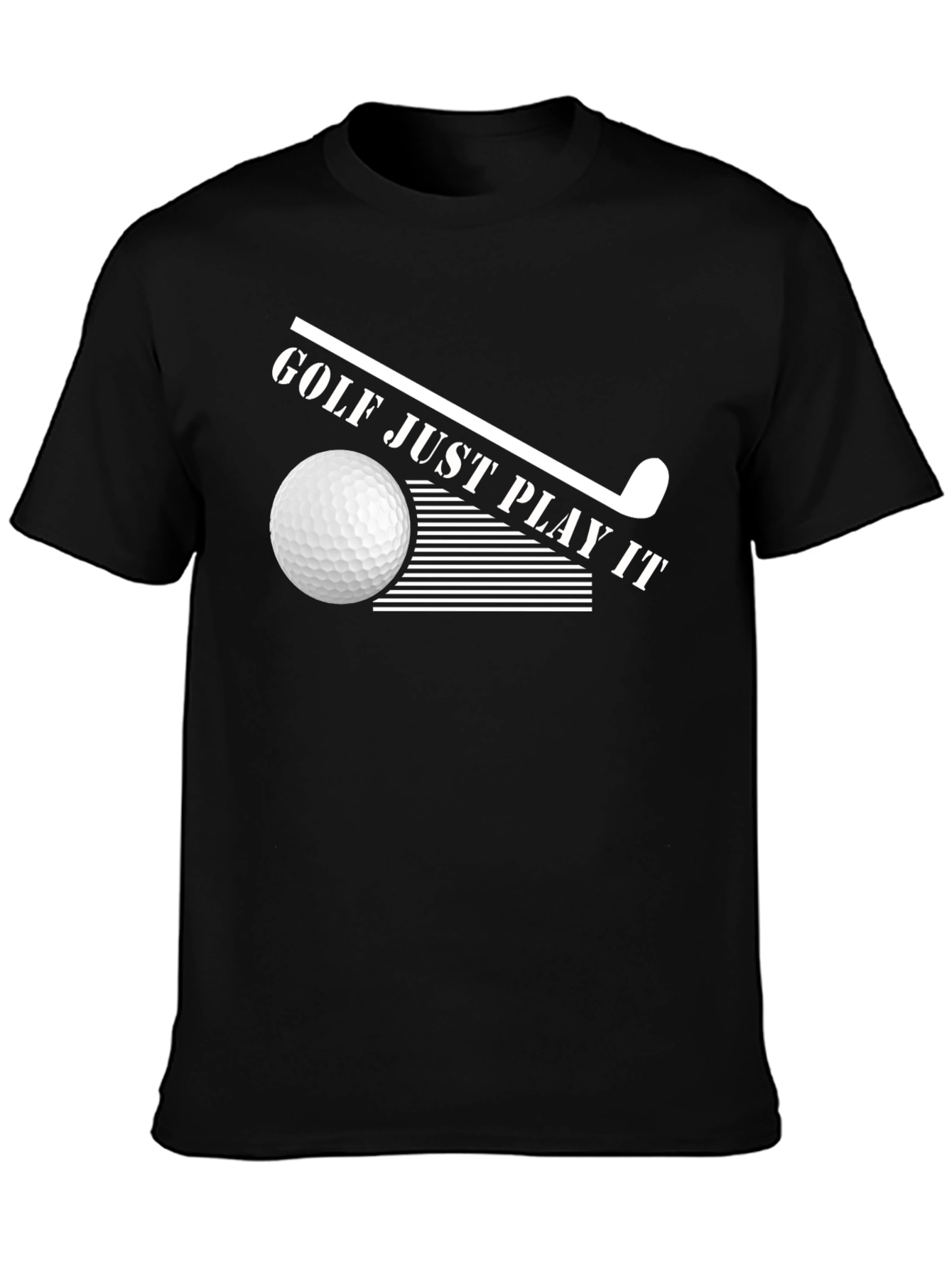 Golf Just Play It T-Shirt Stylish Golf Tee