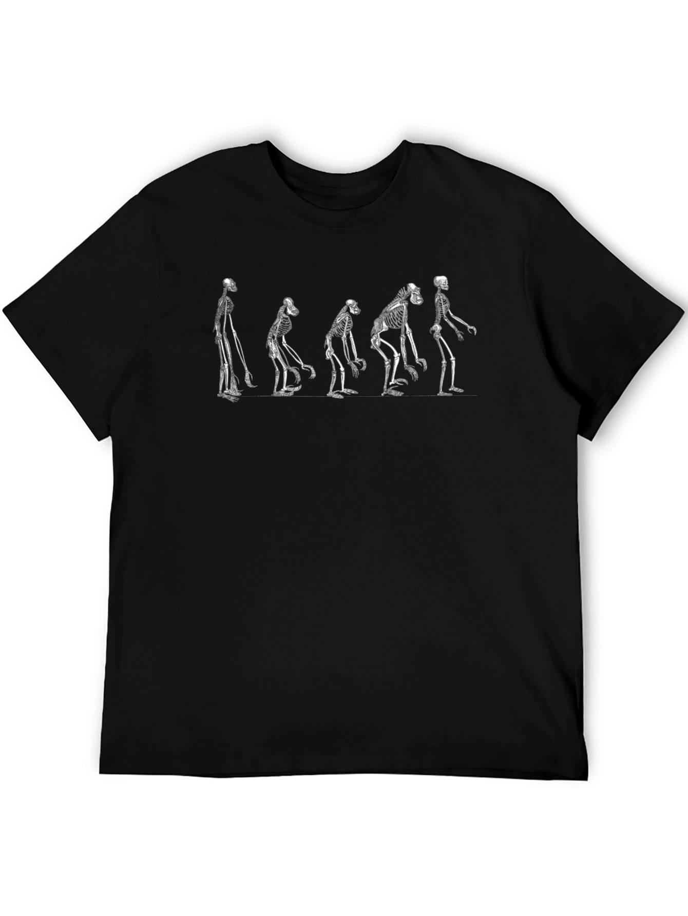 Evolution Skeleton Black T-Shirt