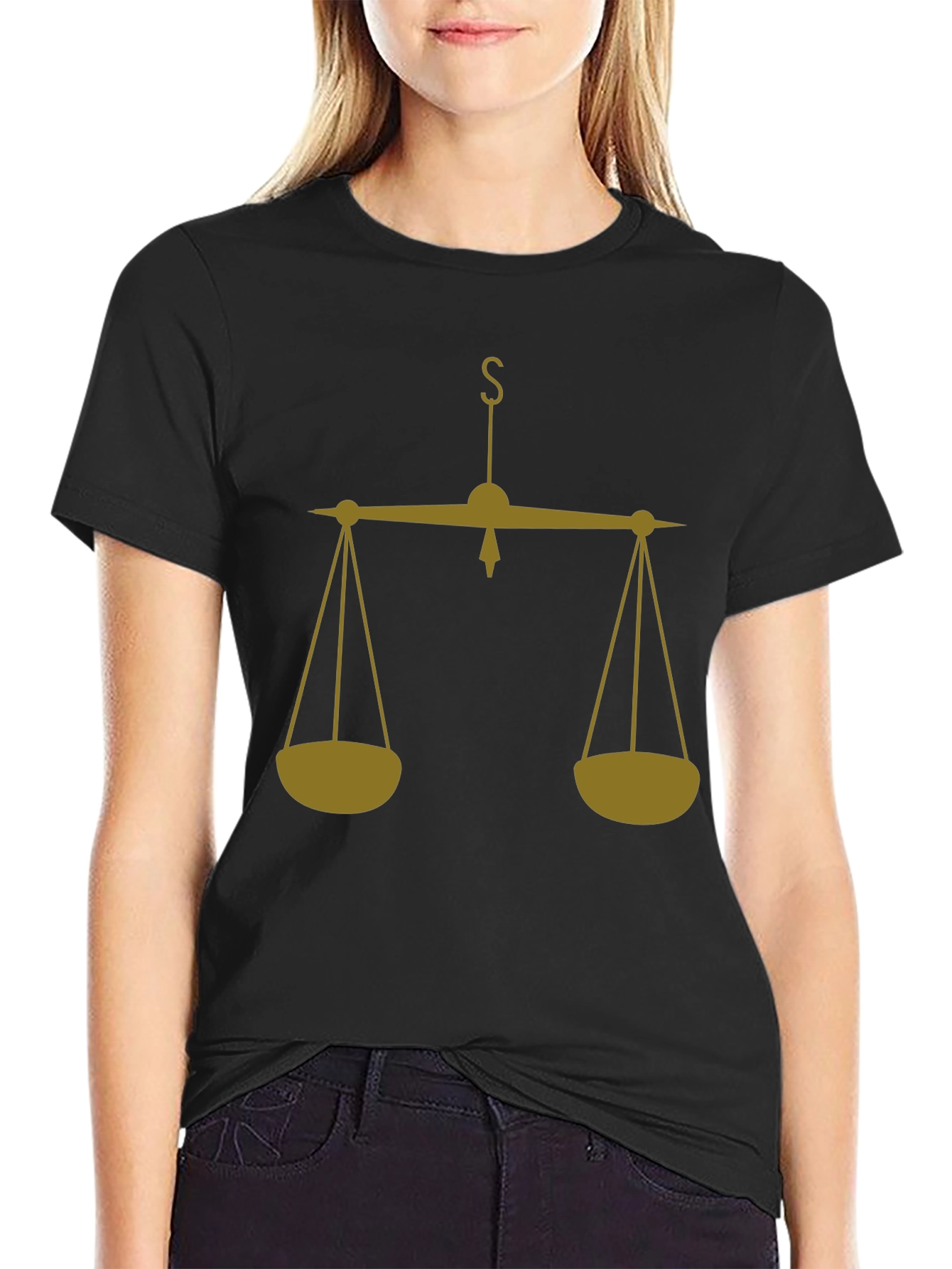 Scales of Justice Graphic Tee - Balance & Fairness