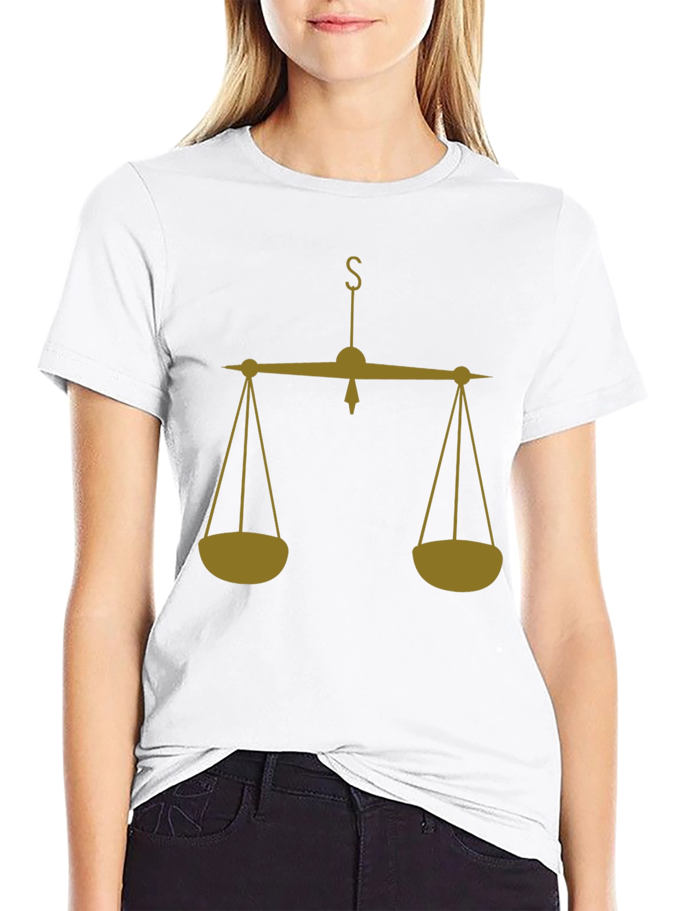Scales of Justice Graphic Tee - Balance & Fairness