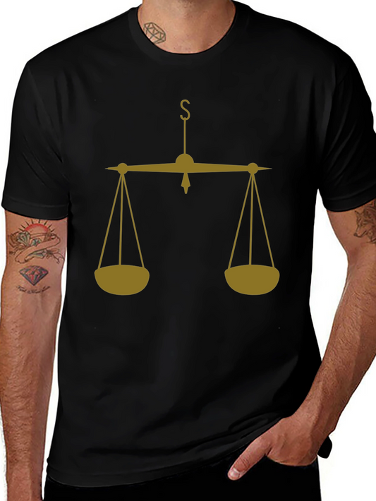 Scales of Justice Graphic Tee - Balance & Fairness