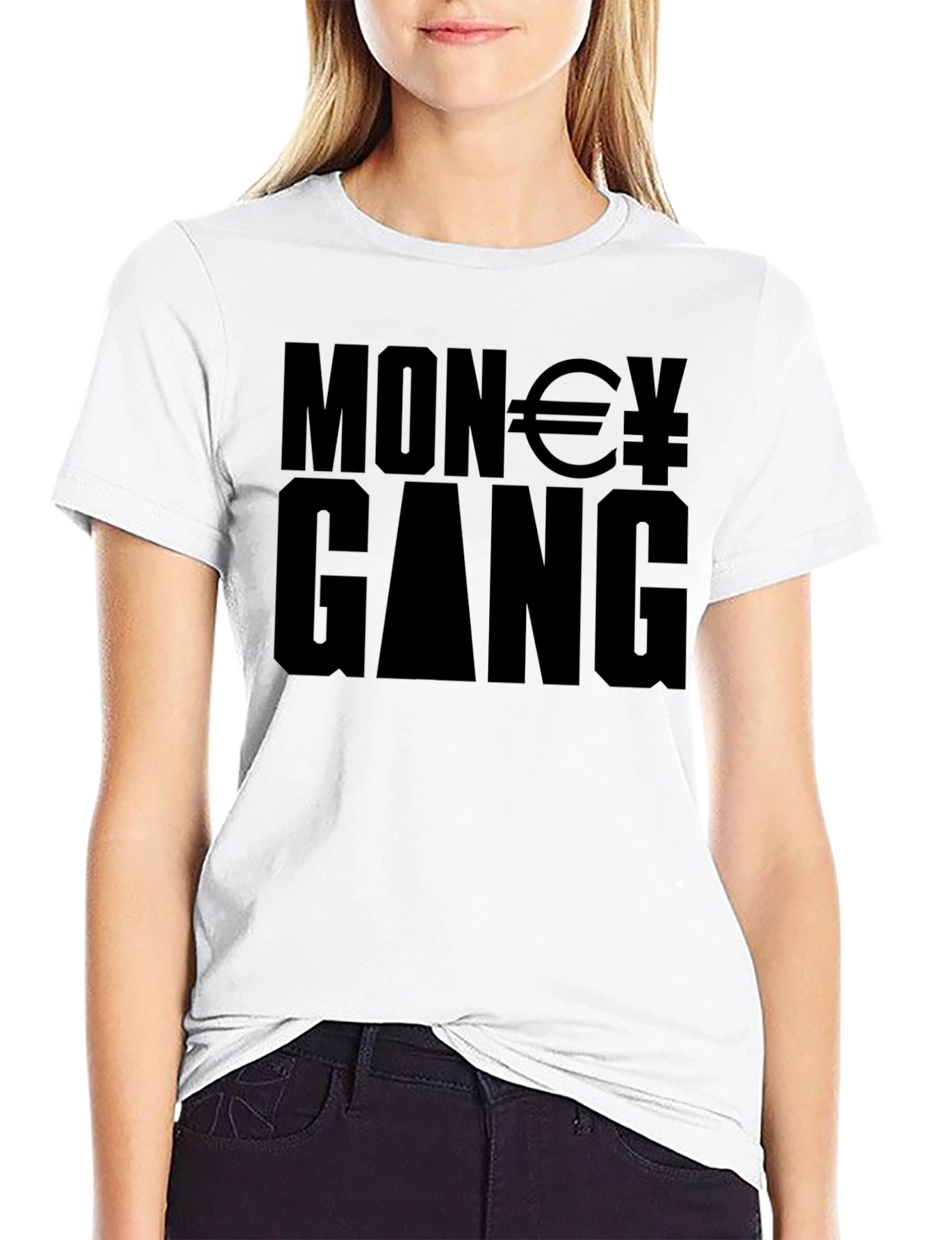 Money Gang Black Graphic Tee