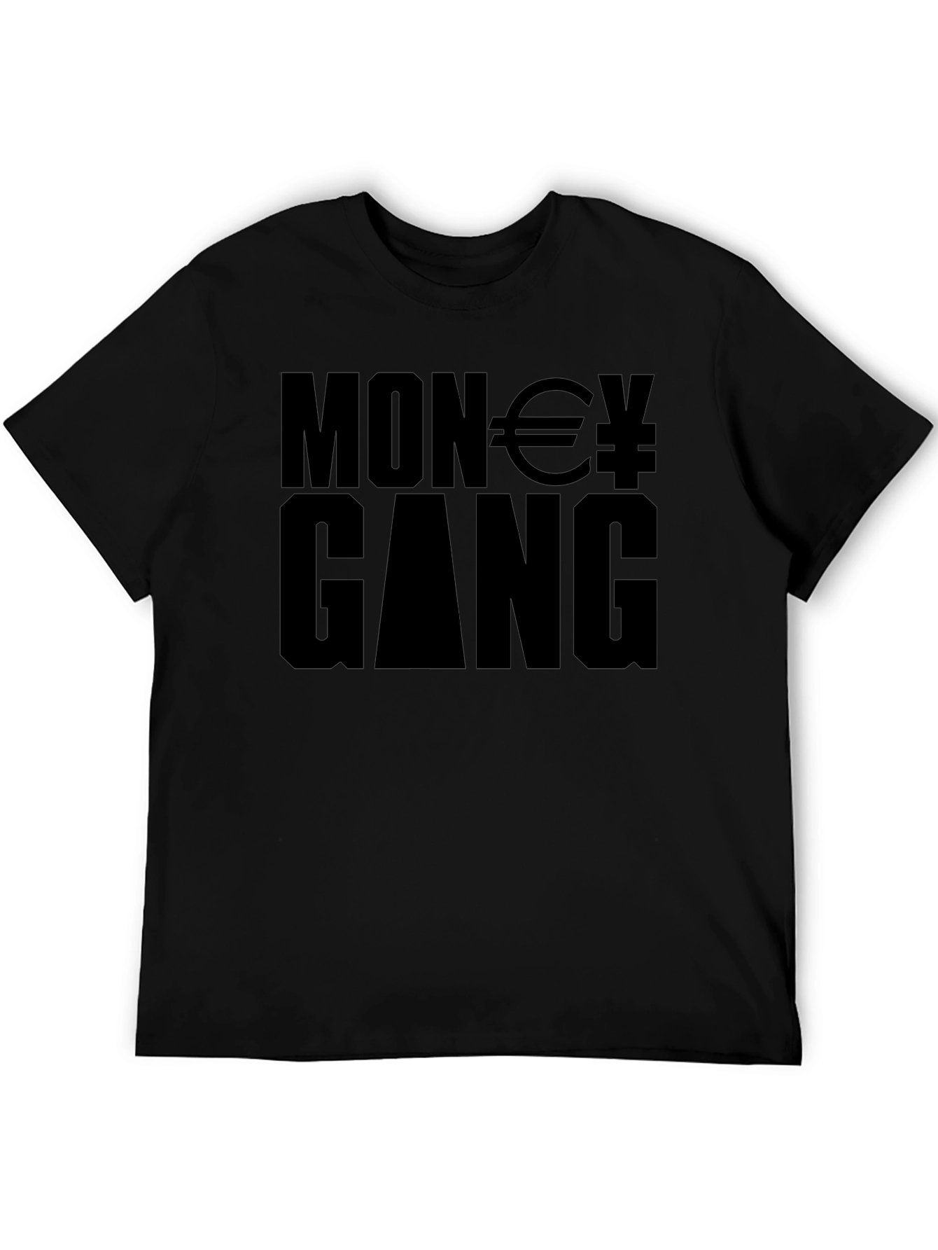 Money Gang Black Graphic Tee
