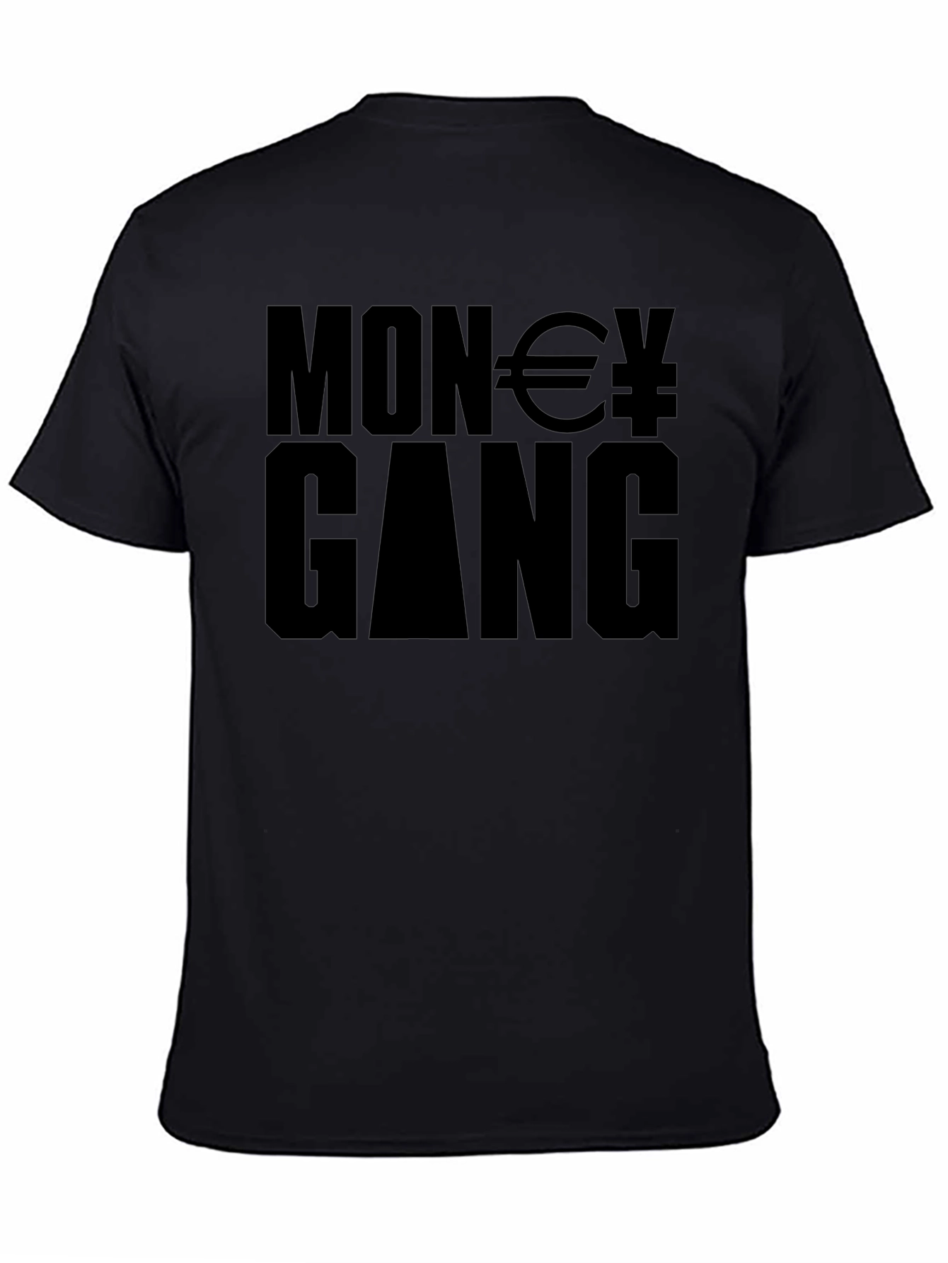 Money Gang Black Graphic Tee