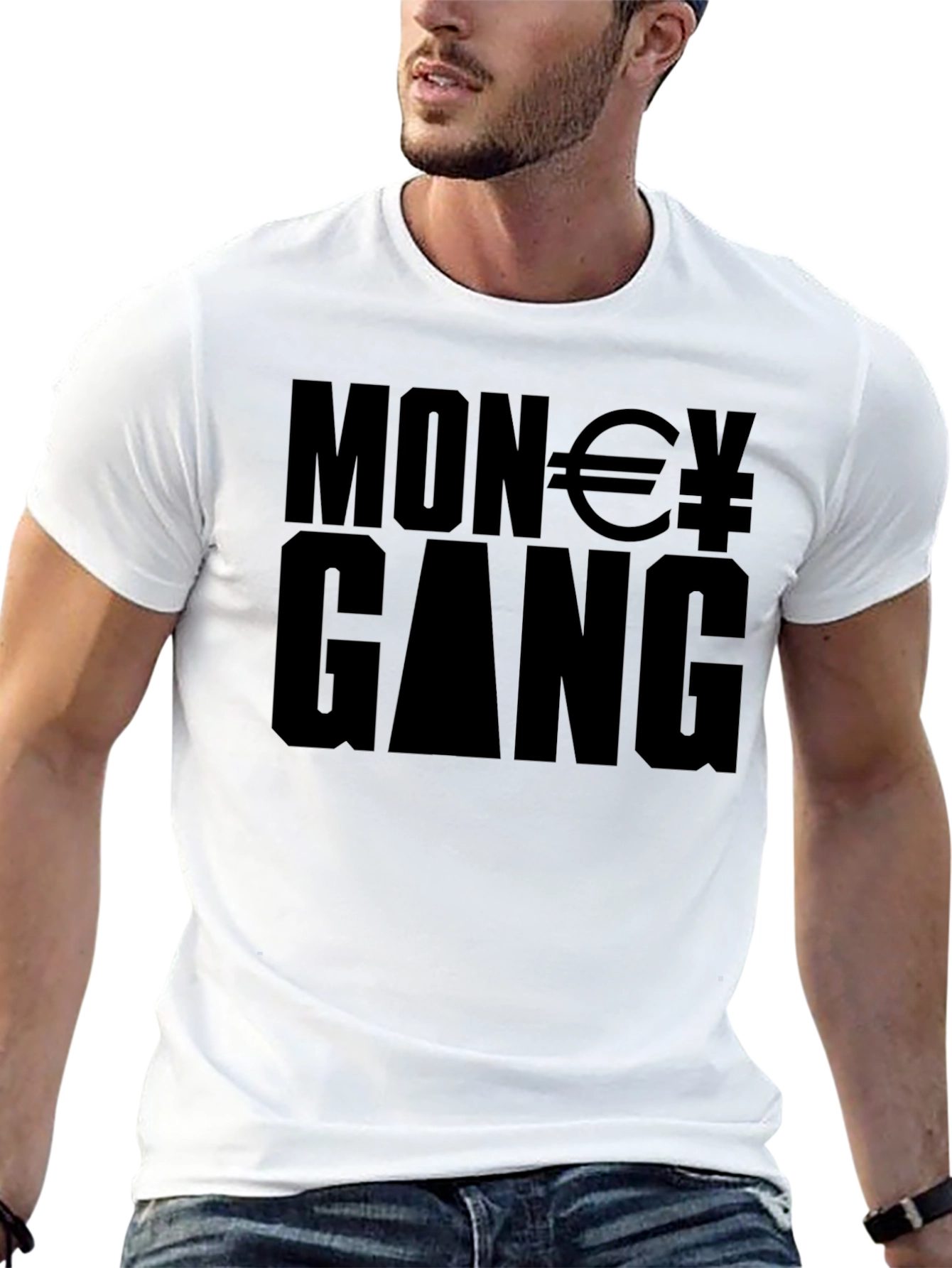 Money Gang Black Graphic Tee