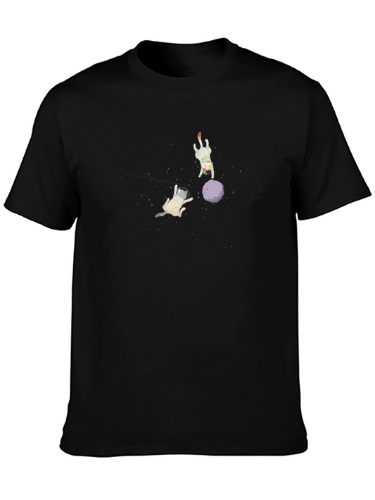 Cosmic Cats T-Shirt - Space Adventure Design