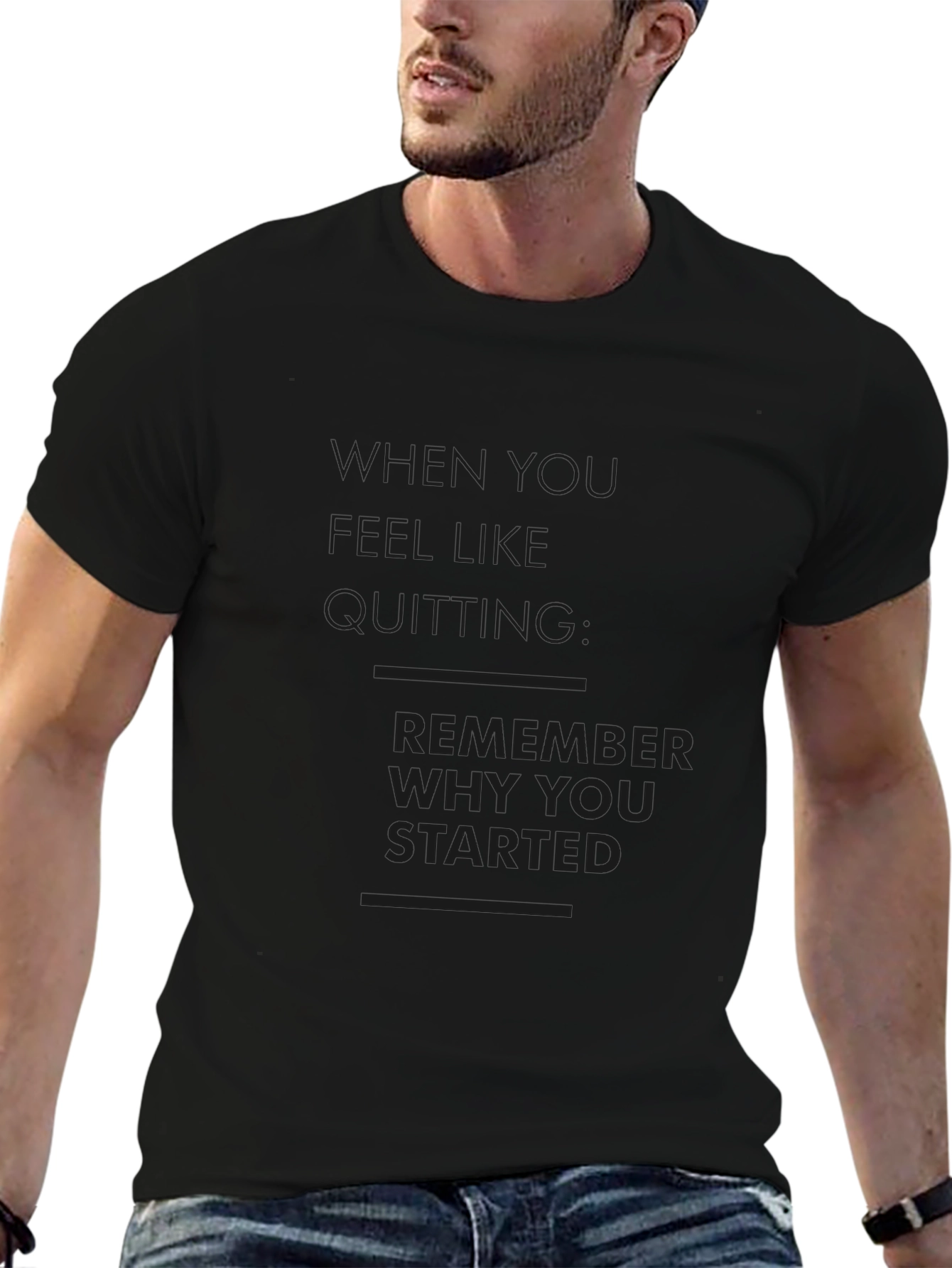 Motivational T-Shirt: Dont Quit