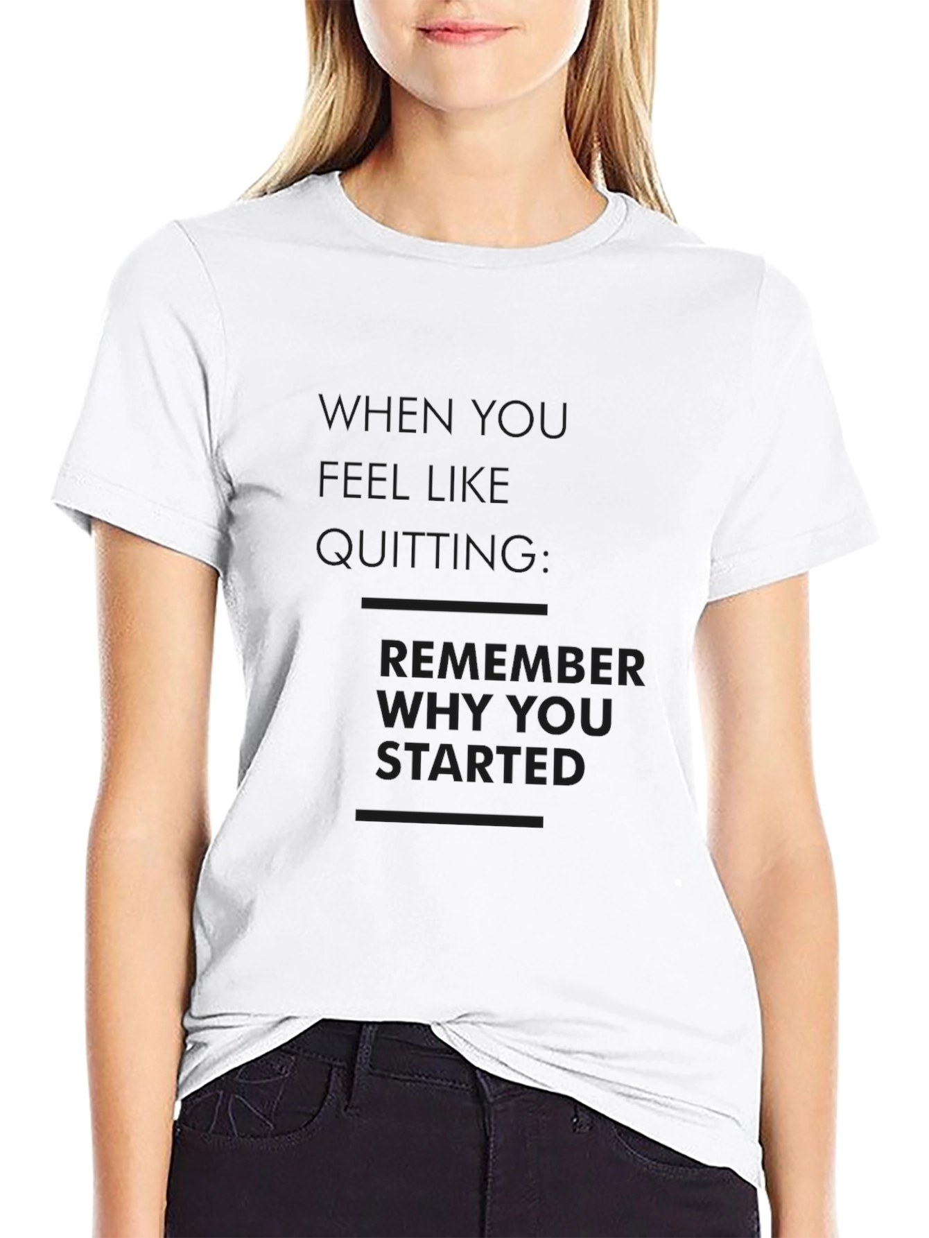 Motivational T-Shirt: Dont Quit