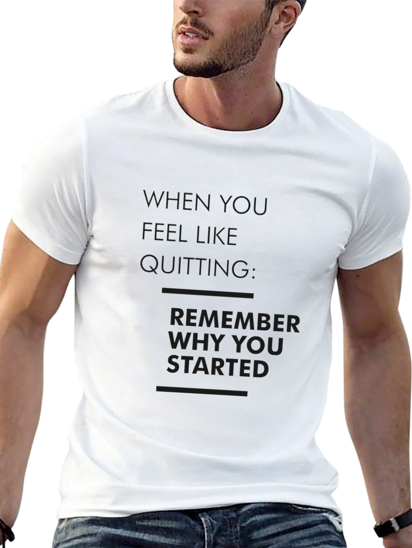 Motivational T-Shirt: Dont Quit